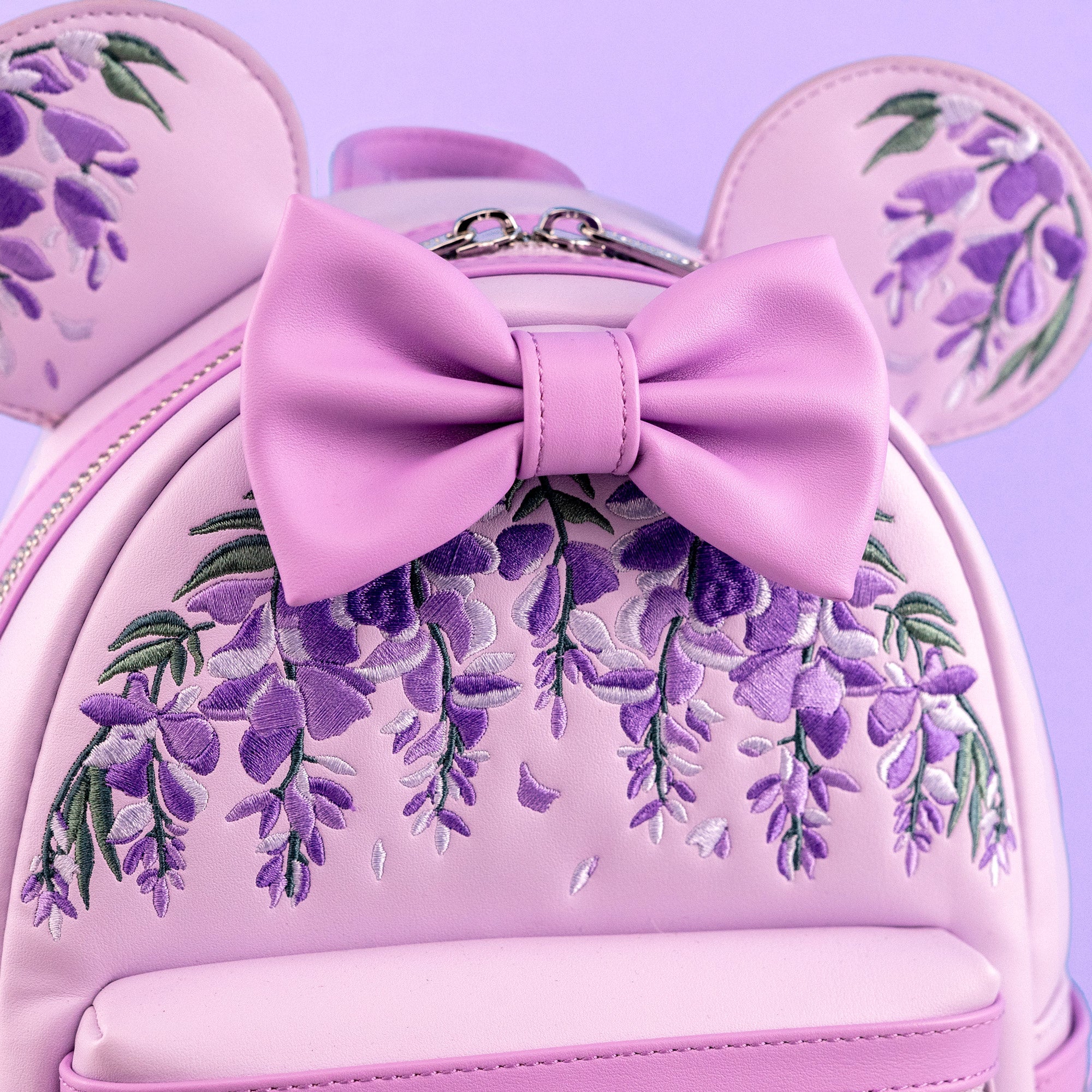 Loungefly x Disney Minnie Mouse Wisteria Floral Scented Mini Backpack - GeekCore