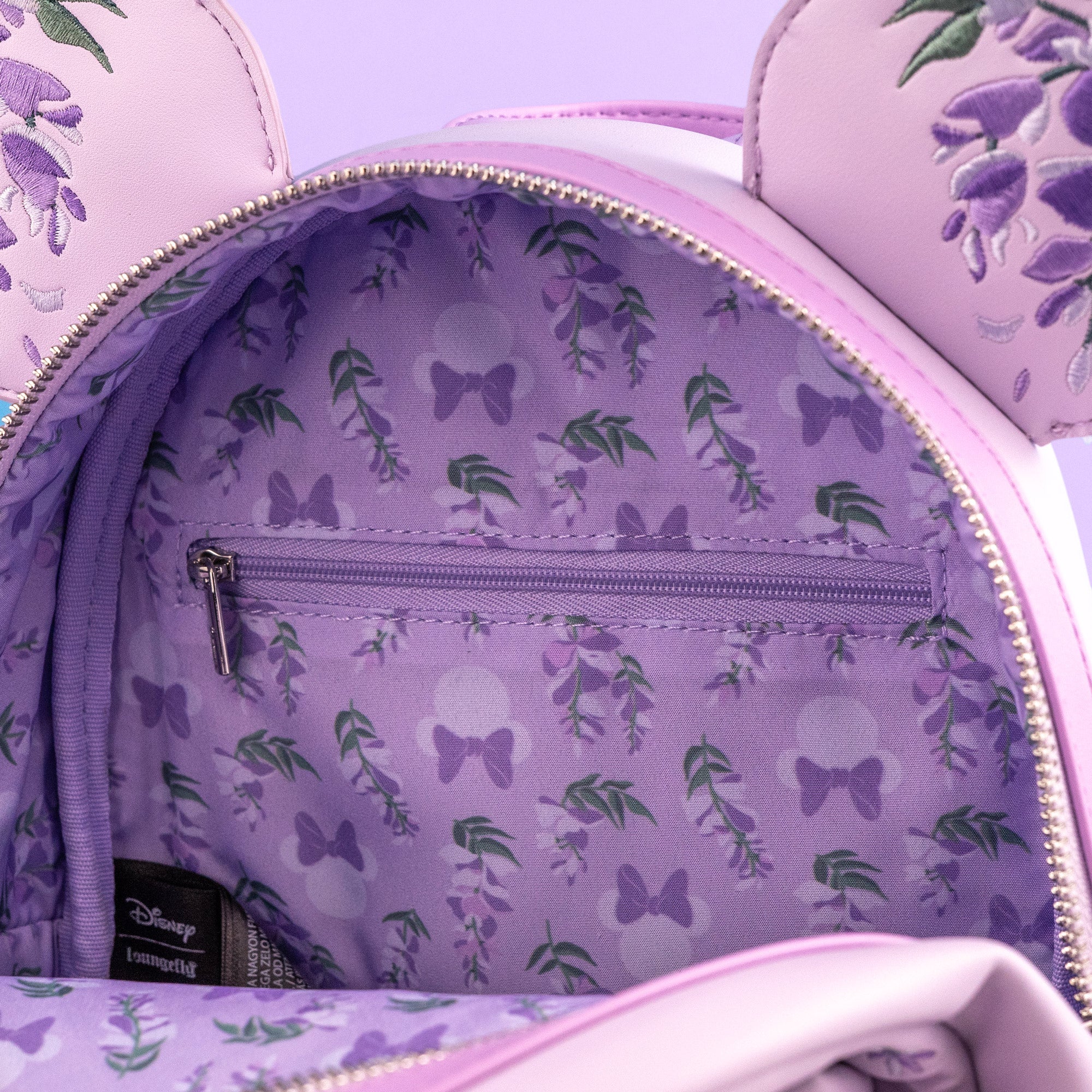 Loungefly x Disney Minnie Mouse Wisteria Floral Scented Mini Backpack - GeekCore