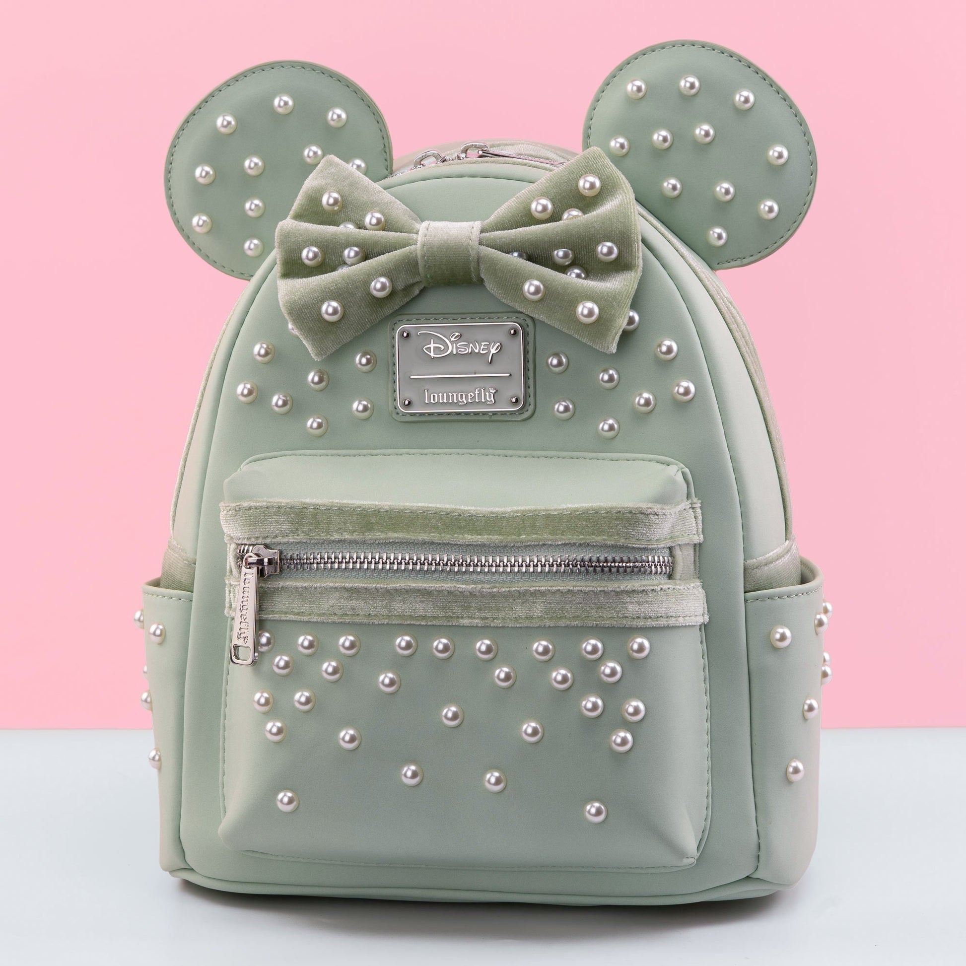Loungefly x Disney Minnie Mouse with Pearls Mini Backpack - GeekCore
