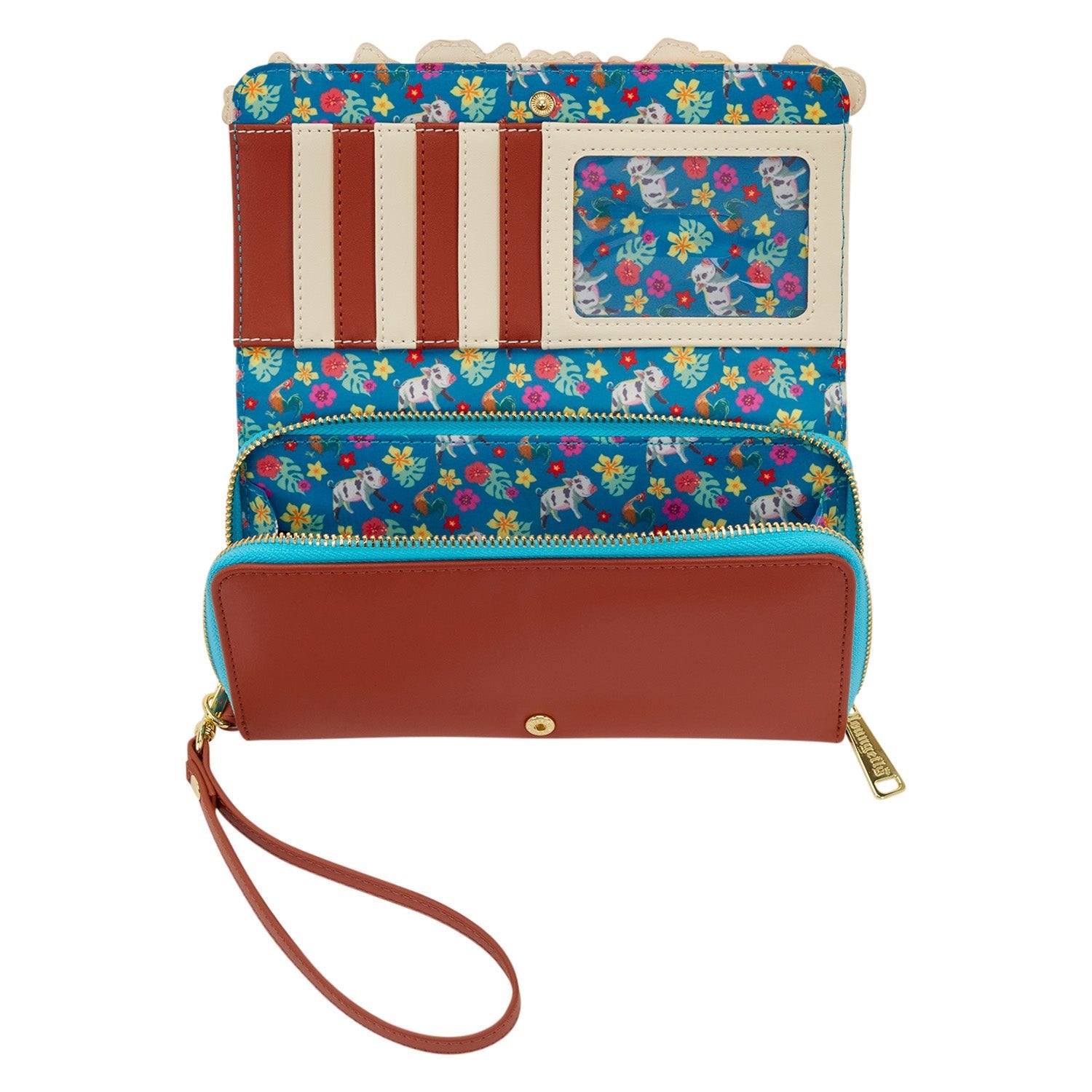 Loungefly x Disney Moana Live Action Zip Around Wallet - GeekCore