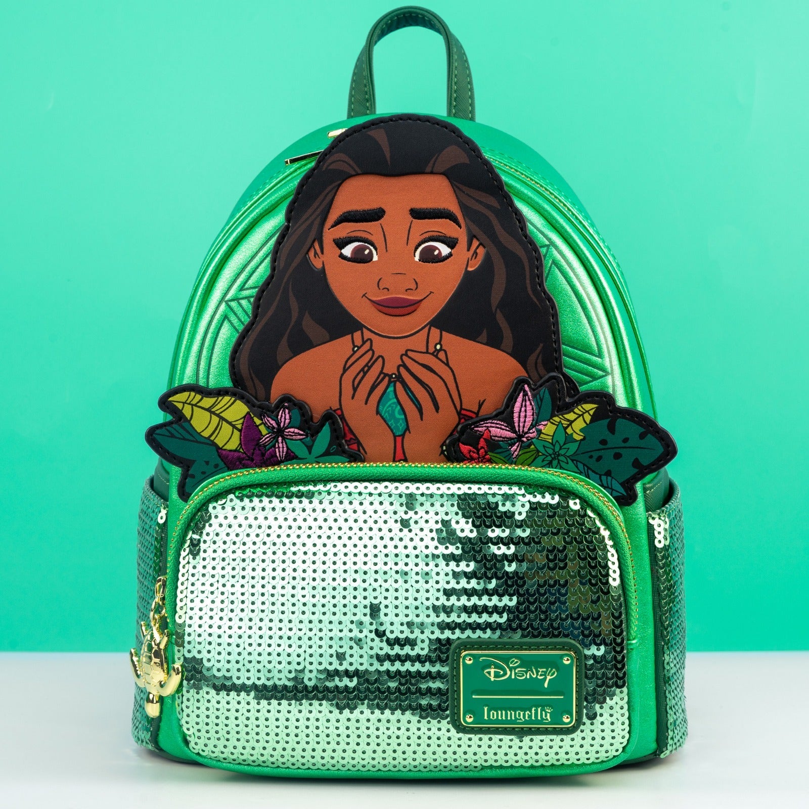 Loungefly x Disney Moana Sequin Mini Backpack - GeekCore