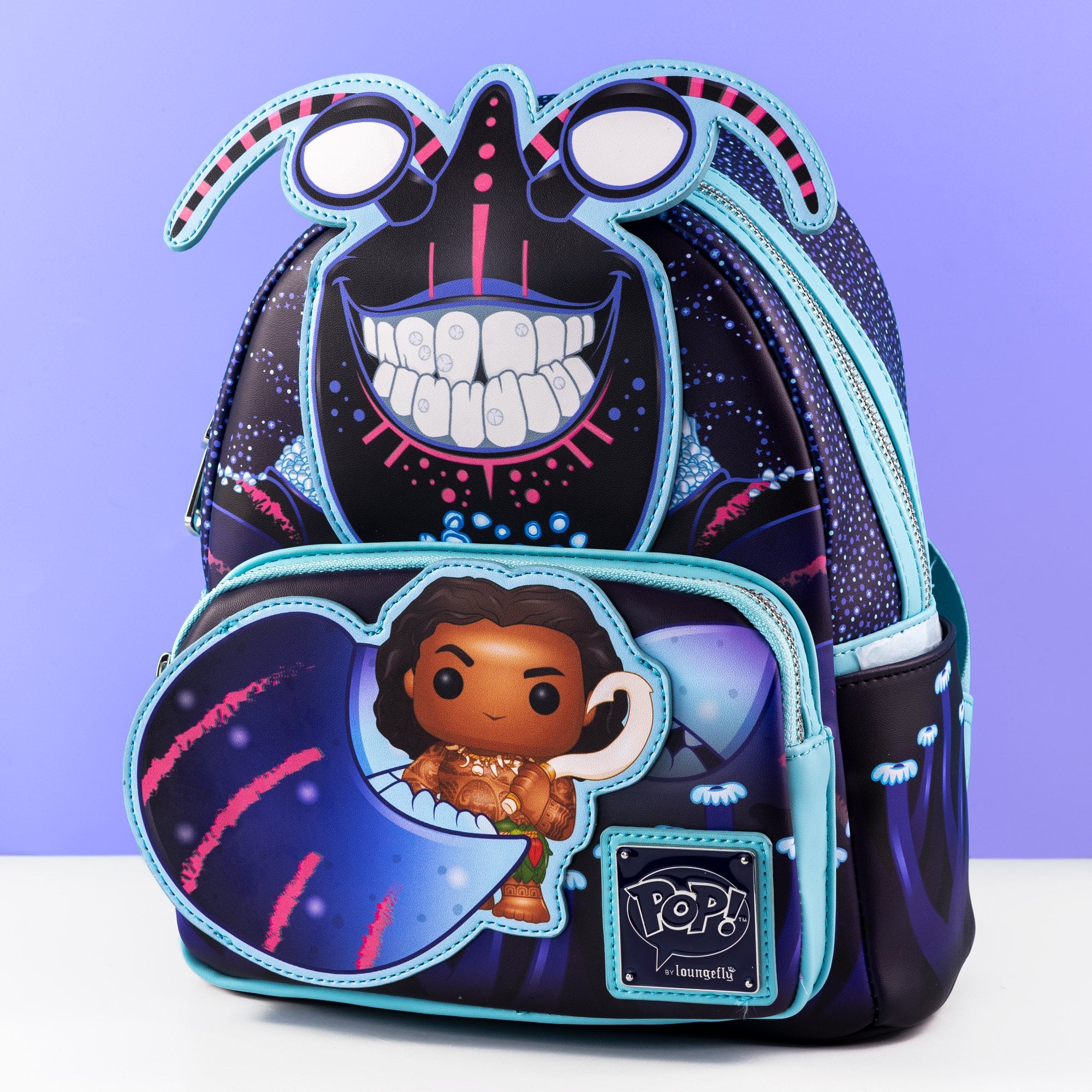 Loungefly x Disney Moana Tamatoa Vs Maui Mini Backpack - GeekCore