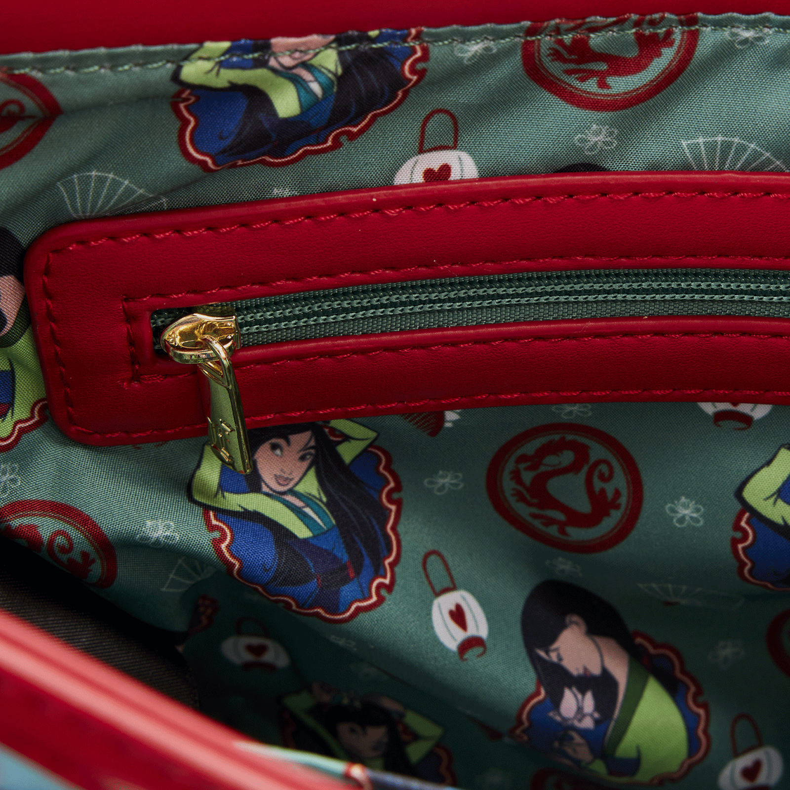 Loungefly x Disney Mulan Film Scenes Crossbody Bag - GeekCore