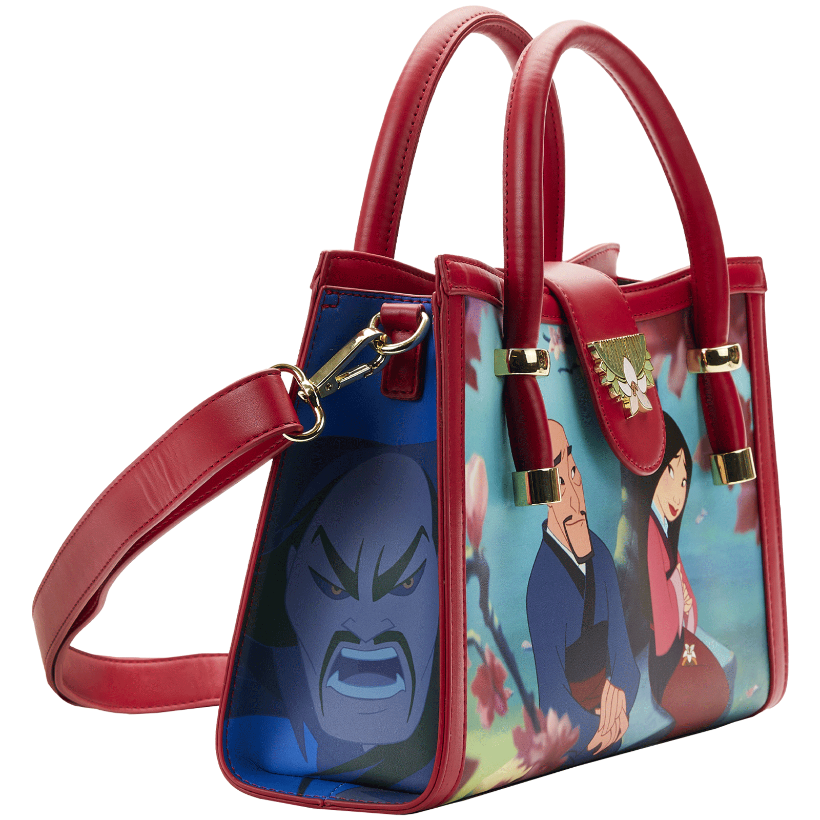 Loungefly x Disney Mulan Film Scenes Crossbody Bag - GeekCore