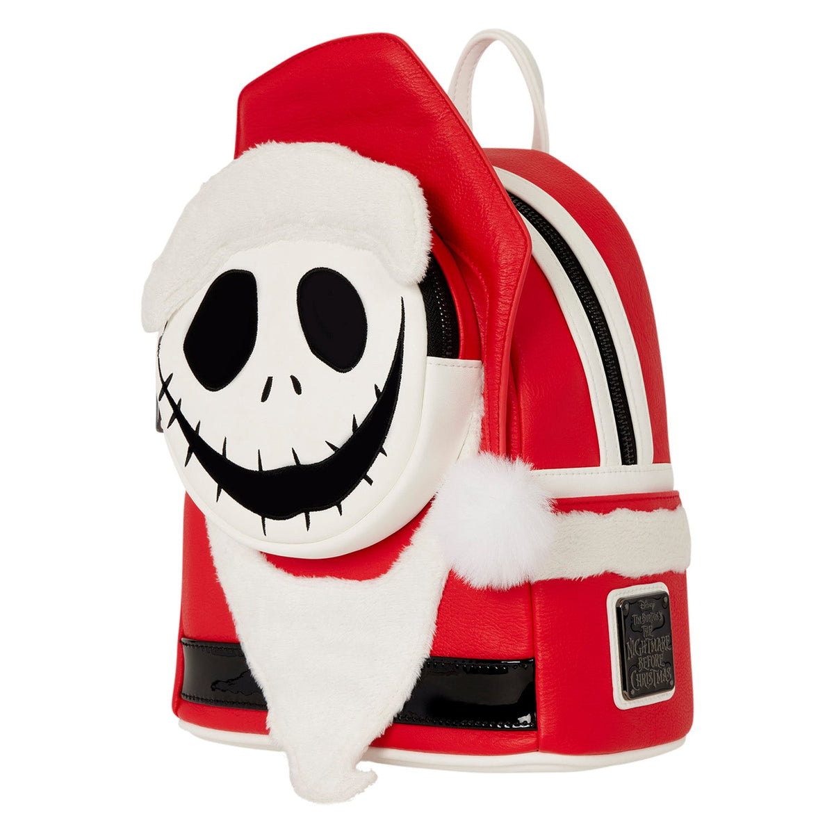 Loungefly x Disney Nightmare Before Christmas Jack Skellington Sandy Claws Cosplay Mini Backpack - GeekCore