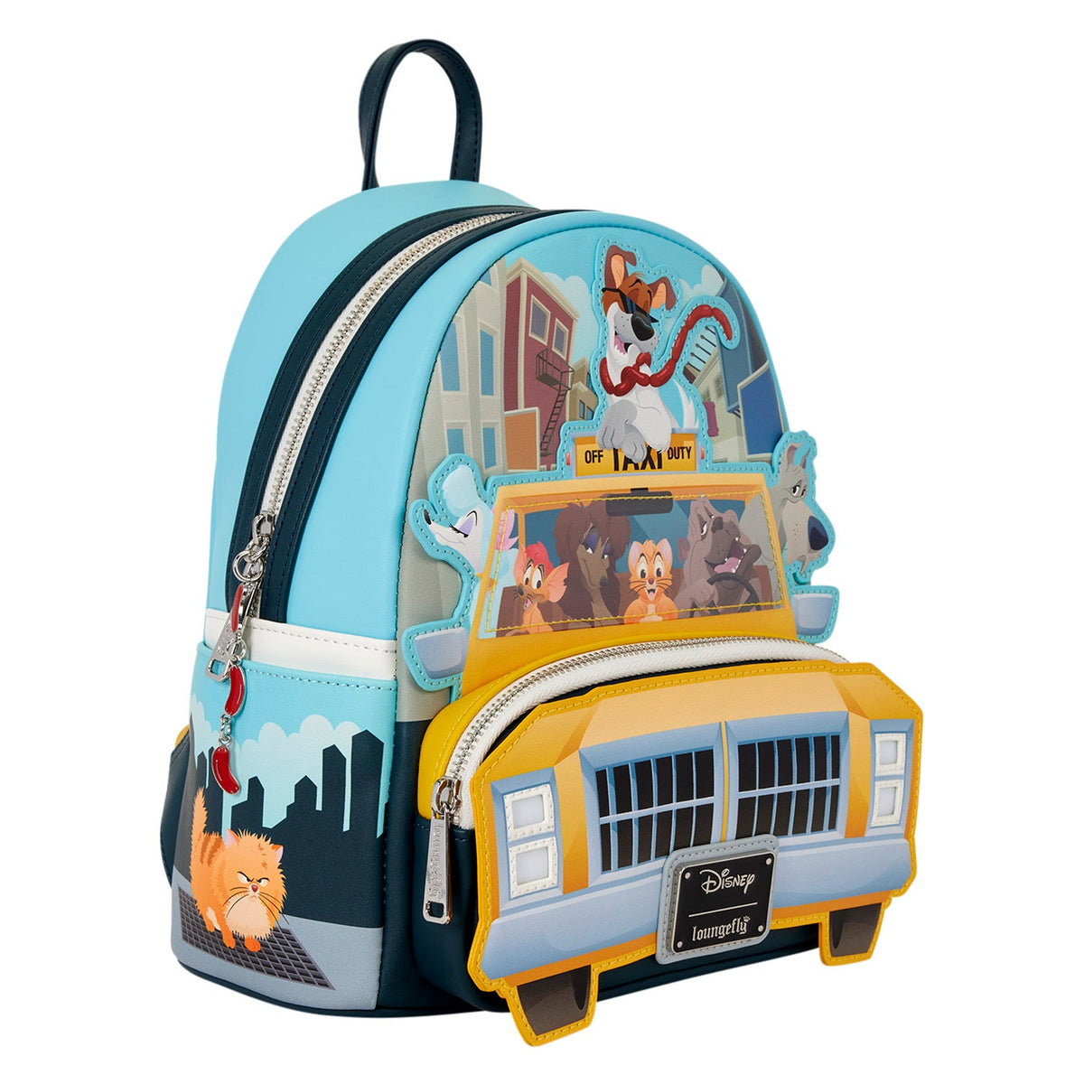 Loungefly x Disney Oliver and Company Taxi Mini Backpack - GeekCore