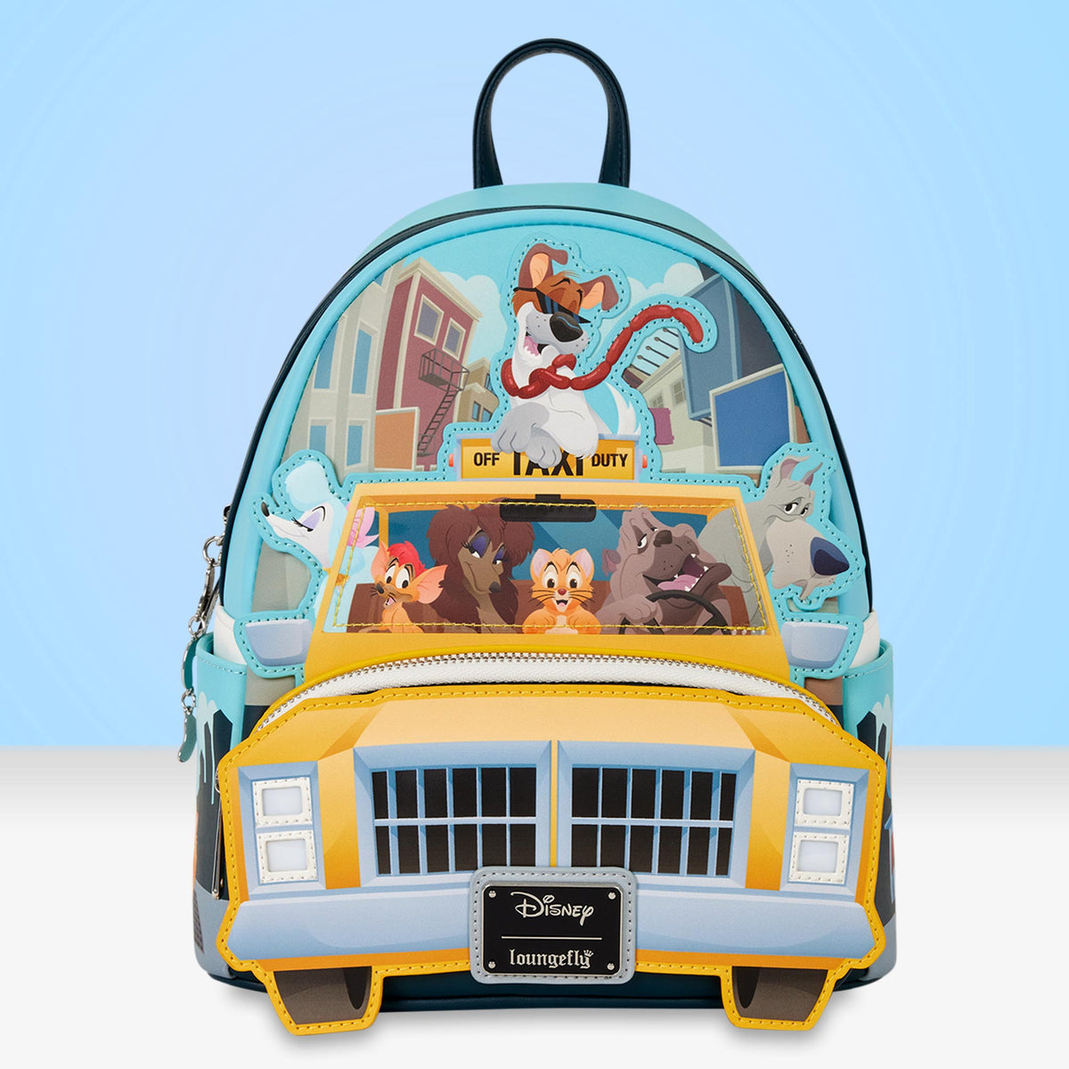 Loungefly x Disney Oliver and Company Taxi Mini Backpack - GeekCore