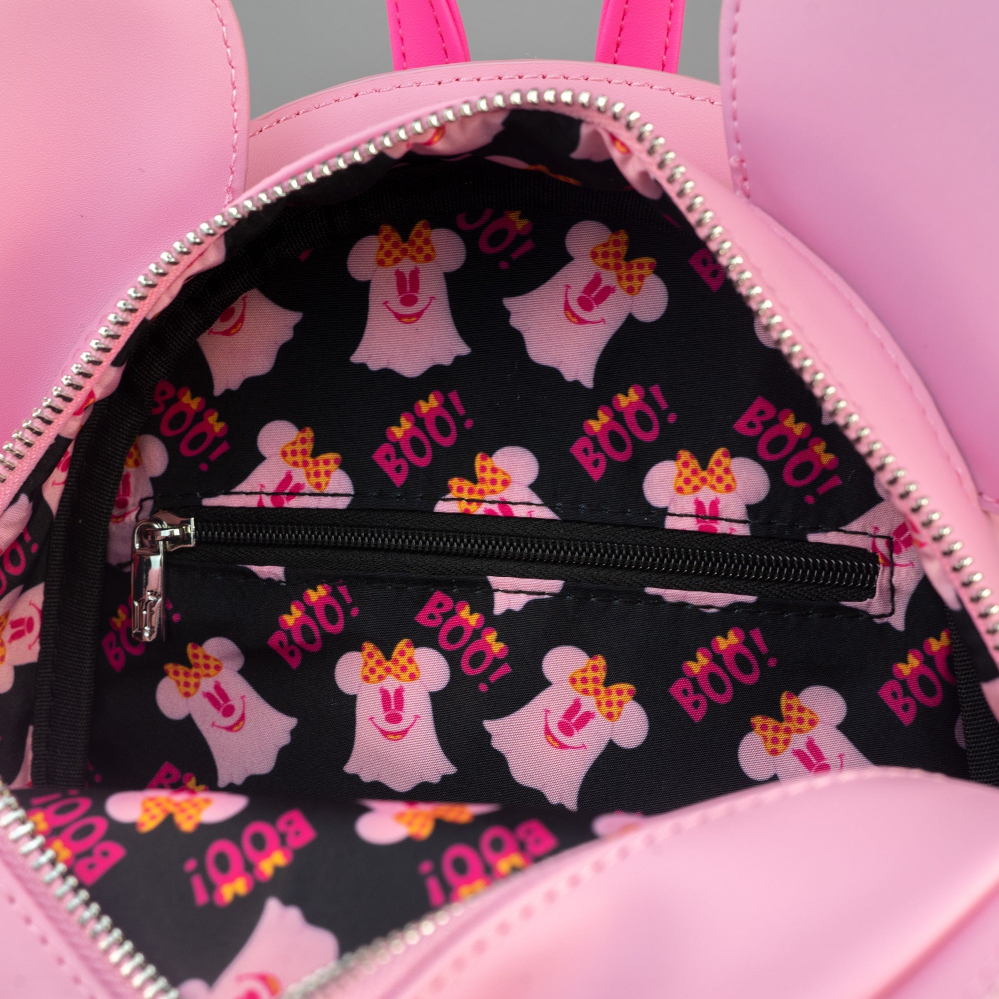 Loungefly x Disney Pastel Ghost Minnie Glow in the Dark Mini Backpack - GeekCore