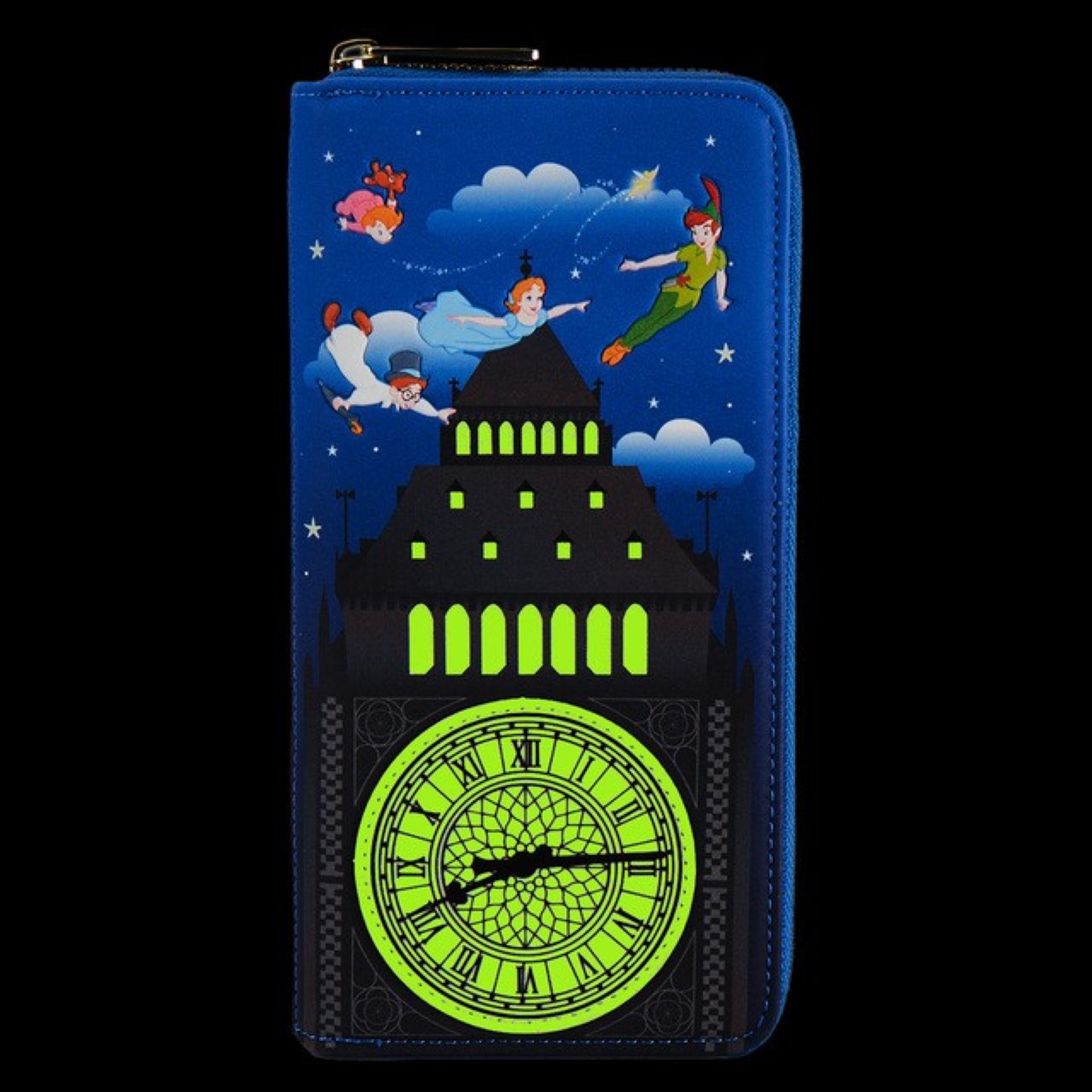Loungefly x Disney Peter Pan Glow Clock Purse - GeekCore