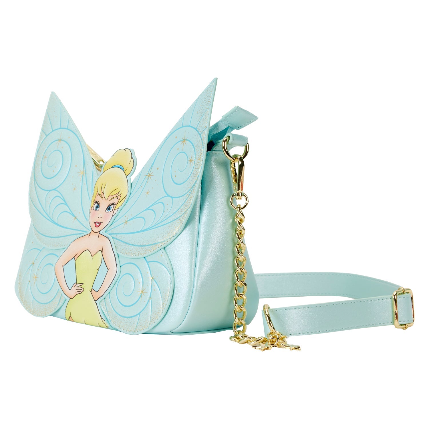 Loungefly x Disney Peter Pan Tinkerbell Wings Cosplay Crossbody Bag - GeekCore