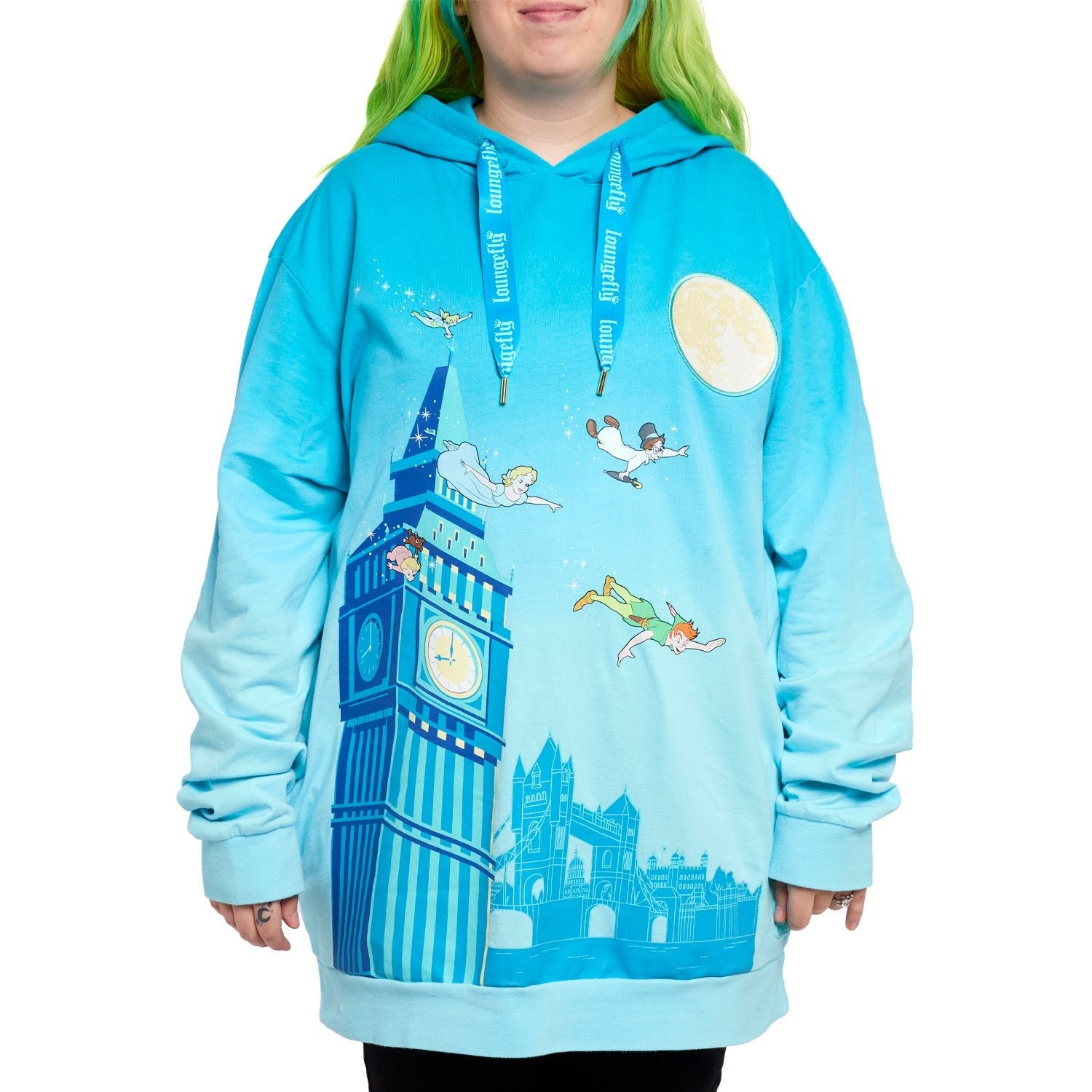Loungefly x Disney Peter Pan You Can Fly Unisex Hoodie - GeekCore