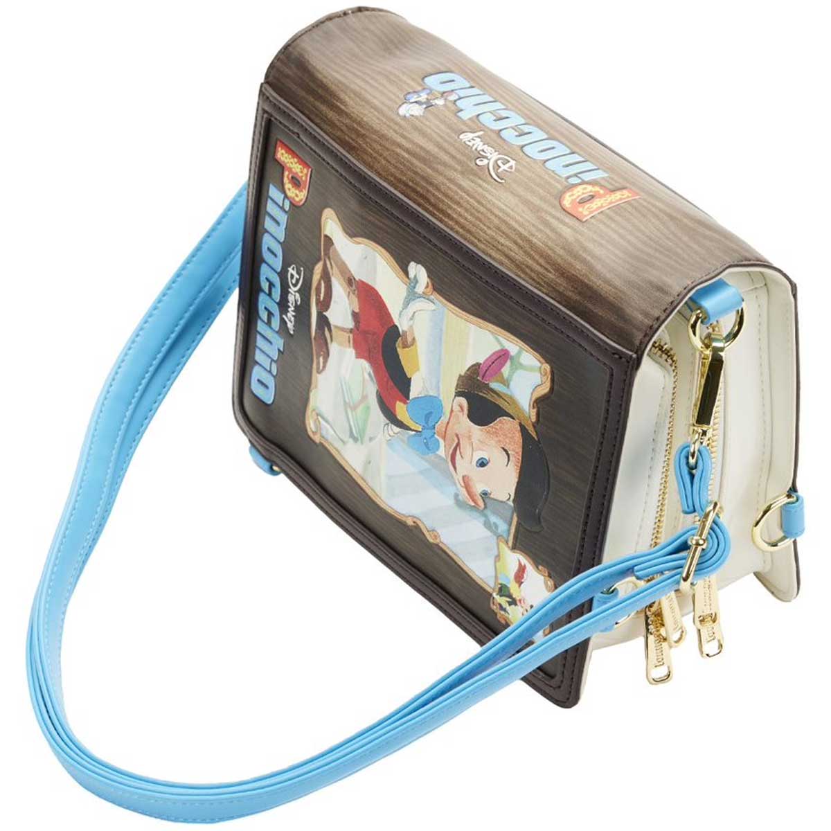 Loungefly x Disney Pinocchio Book Convertible Crossbody Bag - GeekCore