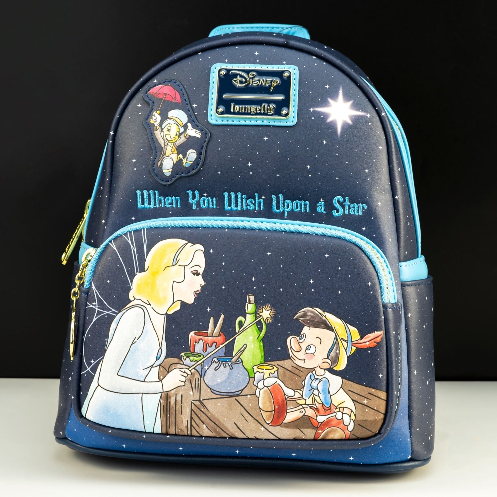 Loungefly x Disney Pinocchio Wish Upon a Star Mini Backpack - GeekCore