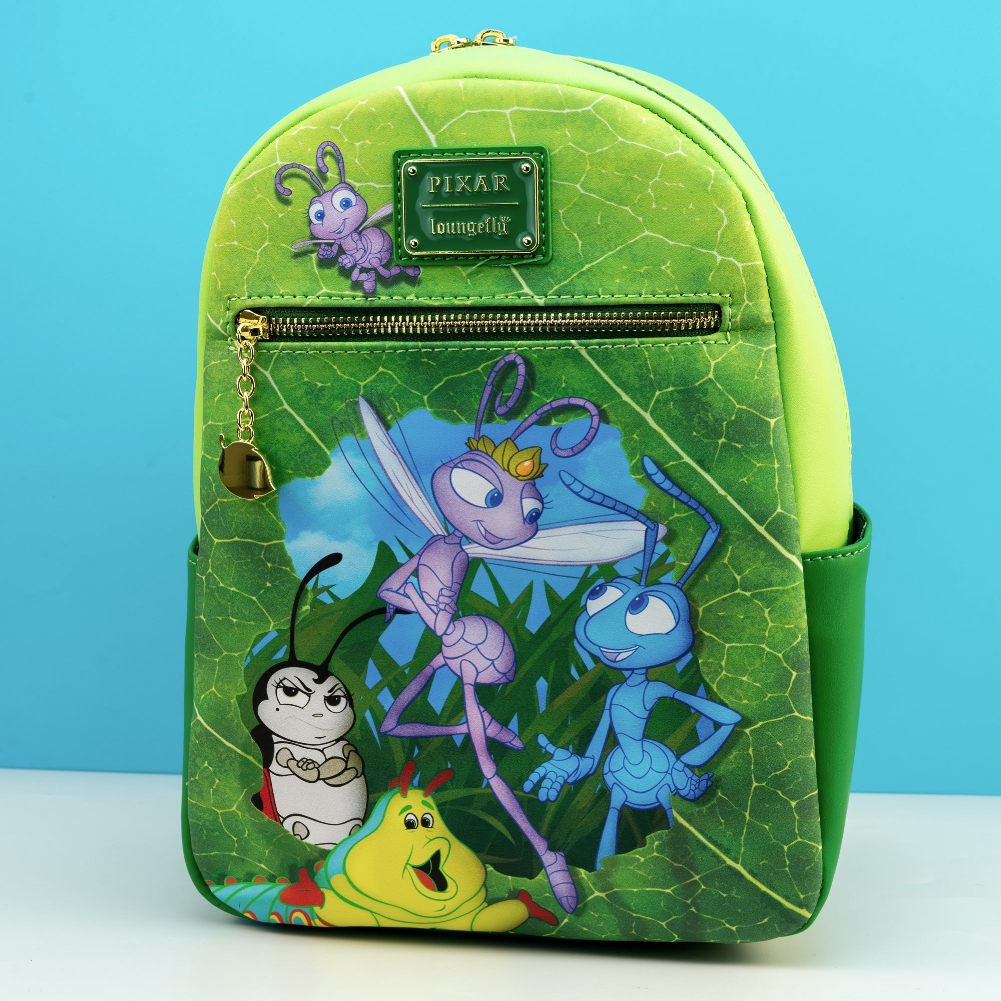 Loungefly x Disney Pixar A Bugs Life Leaf Mini Backpack - GeekCore