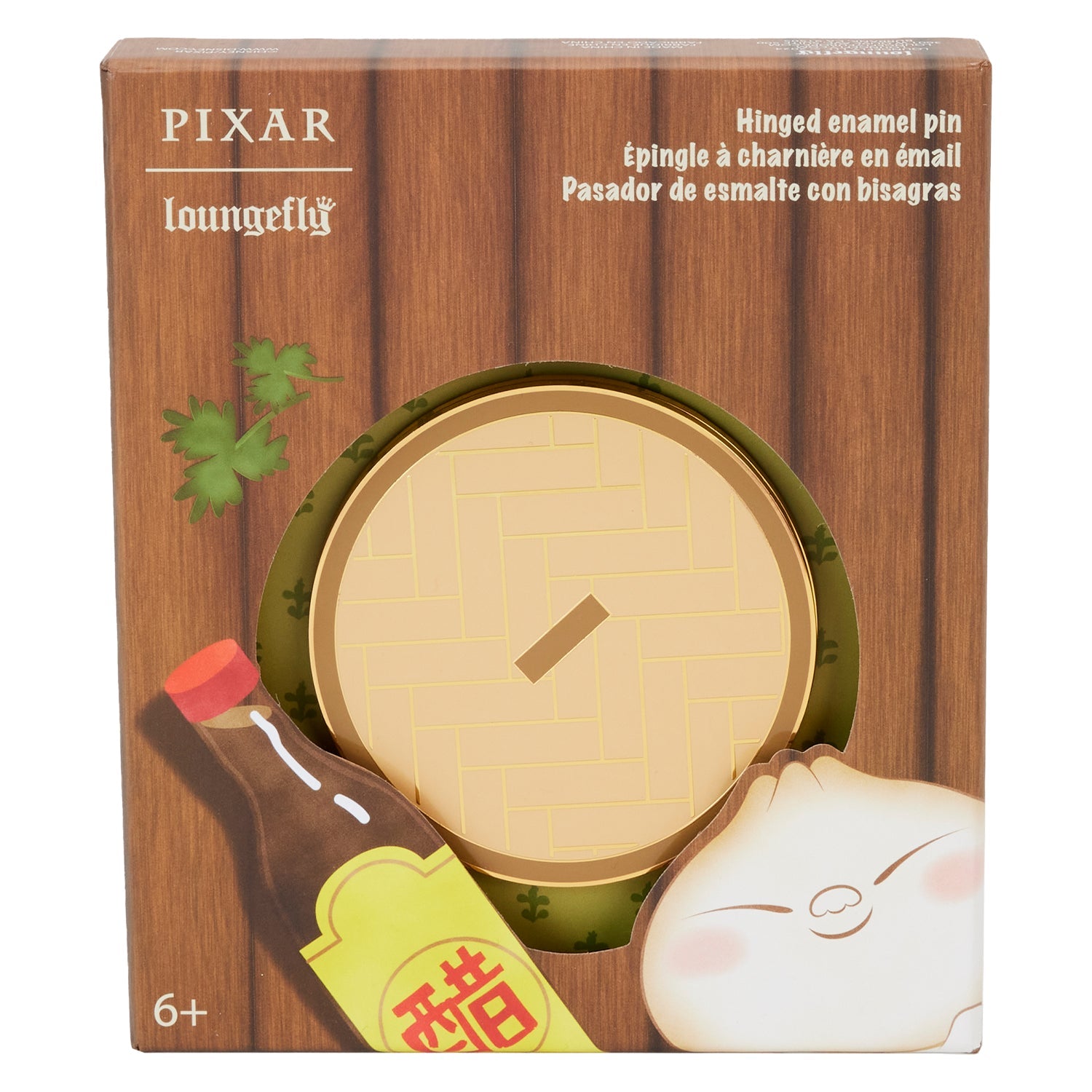 Loungefly x Disney Pixar Bao Bamboo Steamer 3 Inch Pin - GeekCore