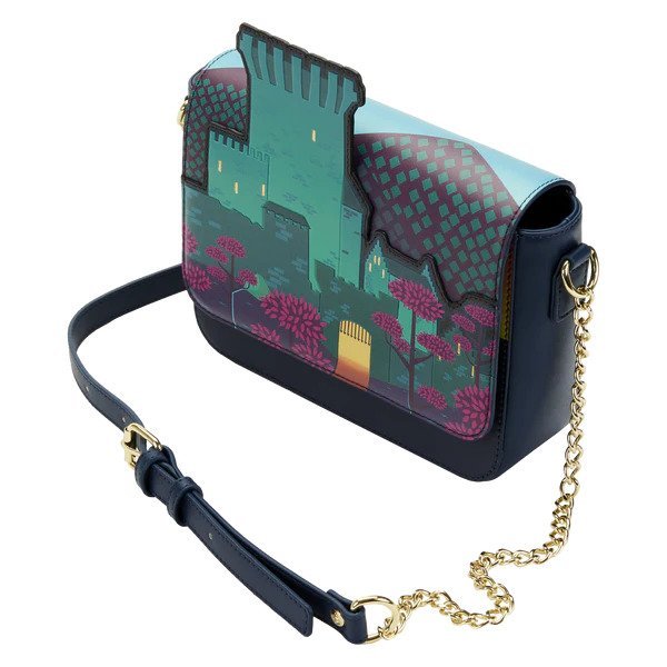 Loungefly x Disney Pixar Brave Princess Castle Crossbody Bag - GeekCore