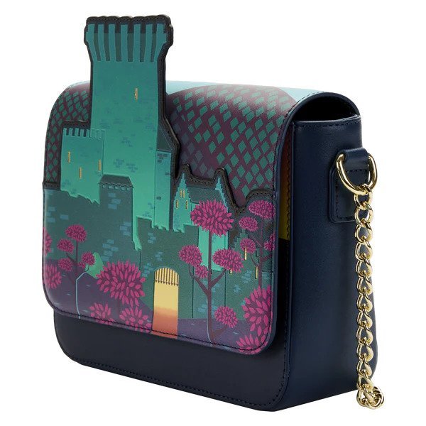 Loungefly x Disney Pixar Brave Princess Castle Crossbody Bag - GeekCore