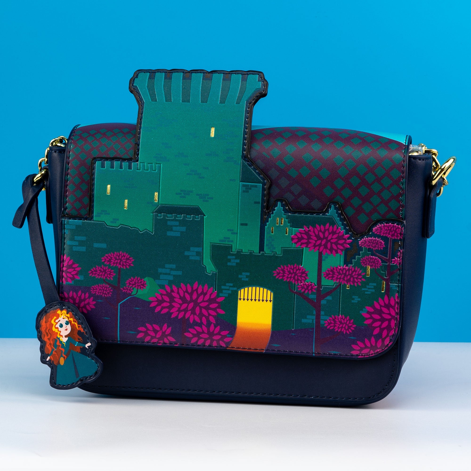Loungefly x Disney Pixar Brave Princess Castle Crossbody Bag – GeekCore