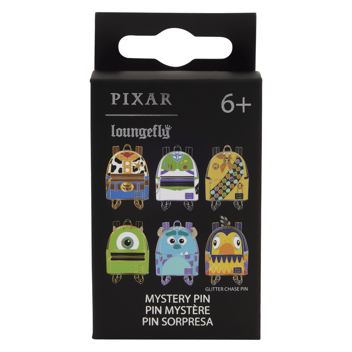 Loungefly x Disney Pixar Characters Mini Backpack Blind Box Mystery Pin - GeekCore