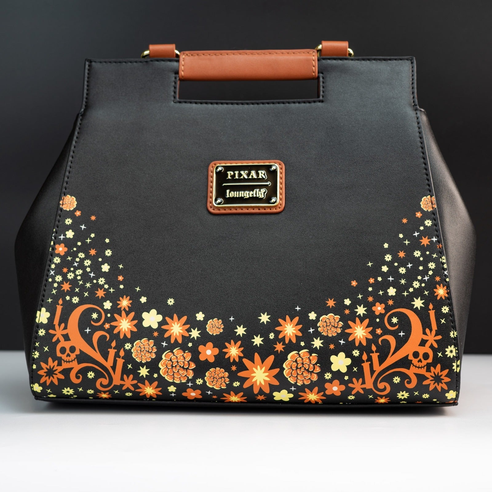 Loungefly x Disney Pixar Coco Remember Me Floral Handbag - GeekCore