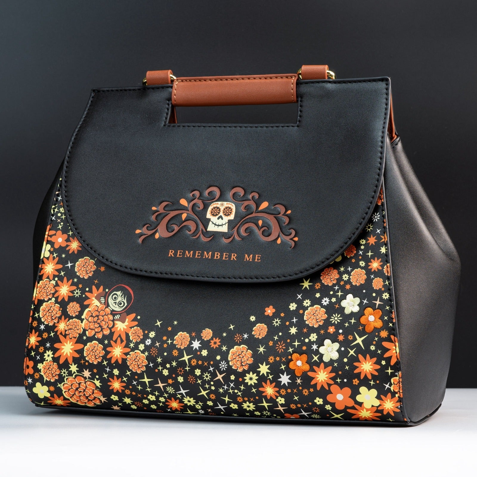 Loungefly x Disney Pixar Coco Remember Me Floral Handbag – GeekCore