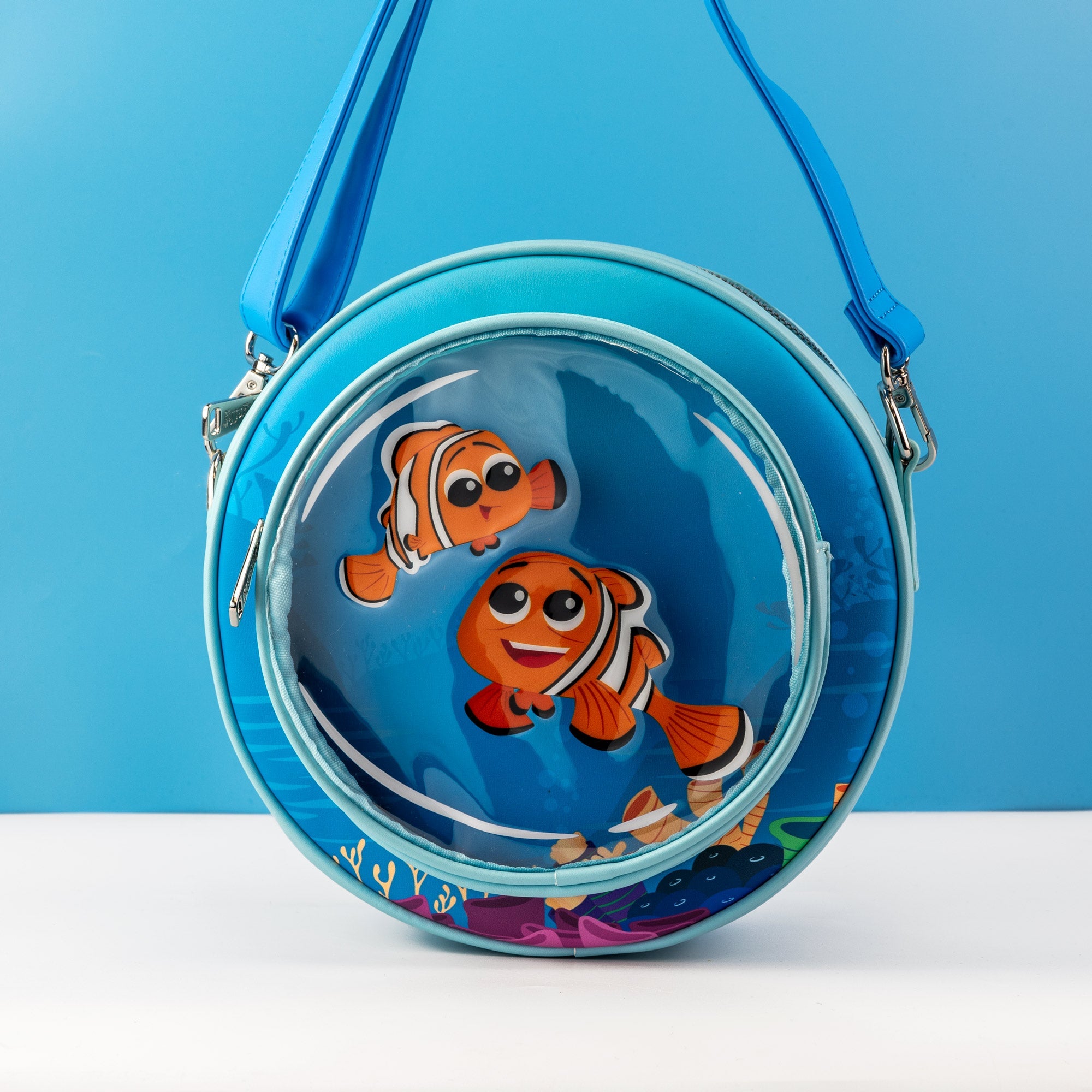 Loungefly x Disney Pixar Finding Nemo 20th Anniversary Bubble Pocket Crossbody Bag - GeekCore