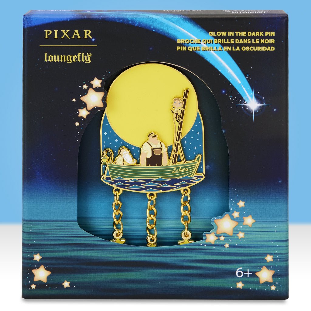 Loungefly x Disney Pixar La Luna Glow 3 Inch Pin - GeekCore
