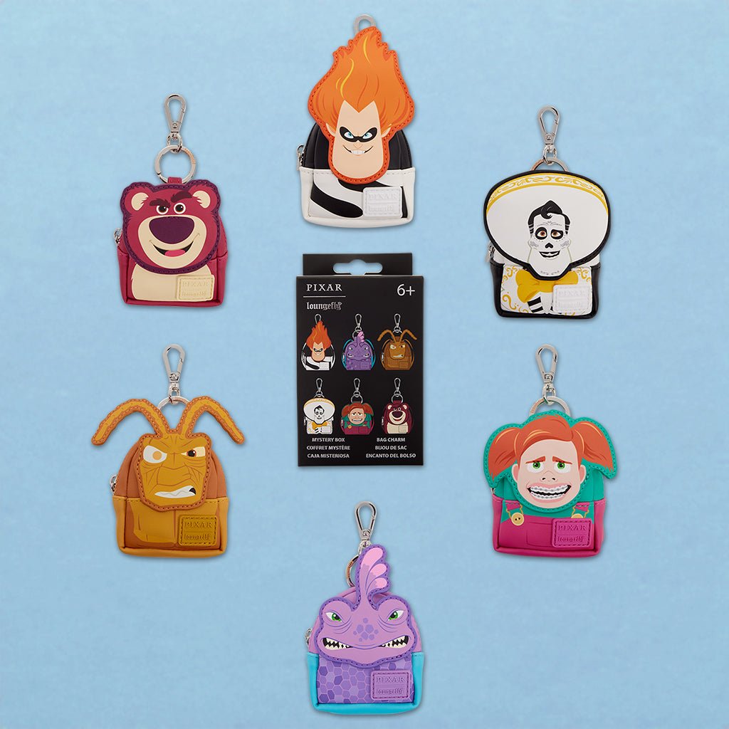Loungefly x Disney Pixar Rivals Mystery Mini Backpack Keychain Charm - GeekCore