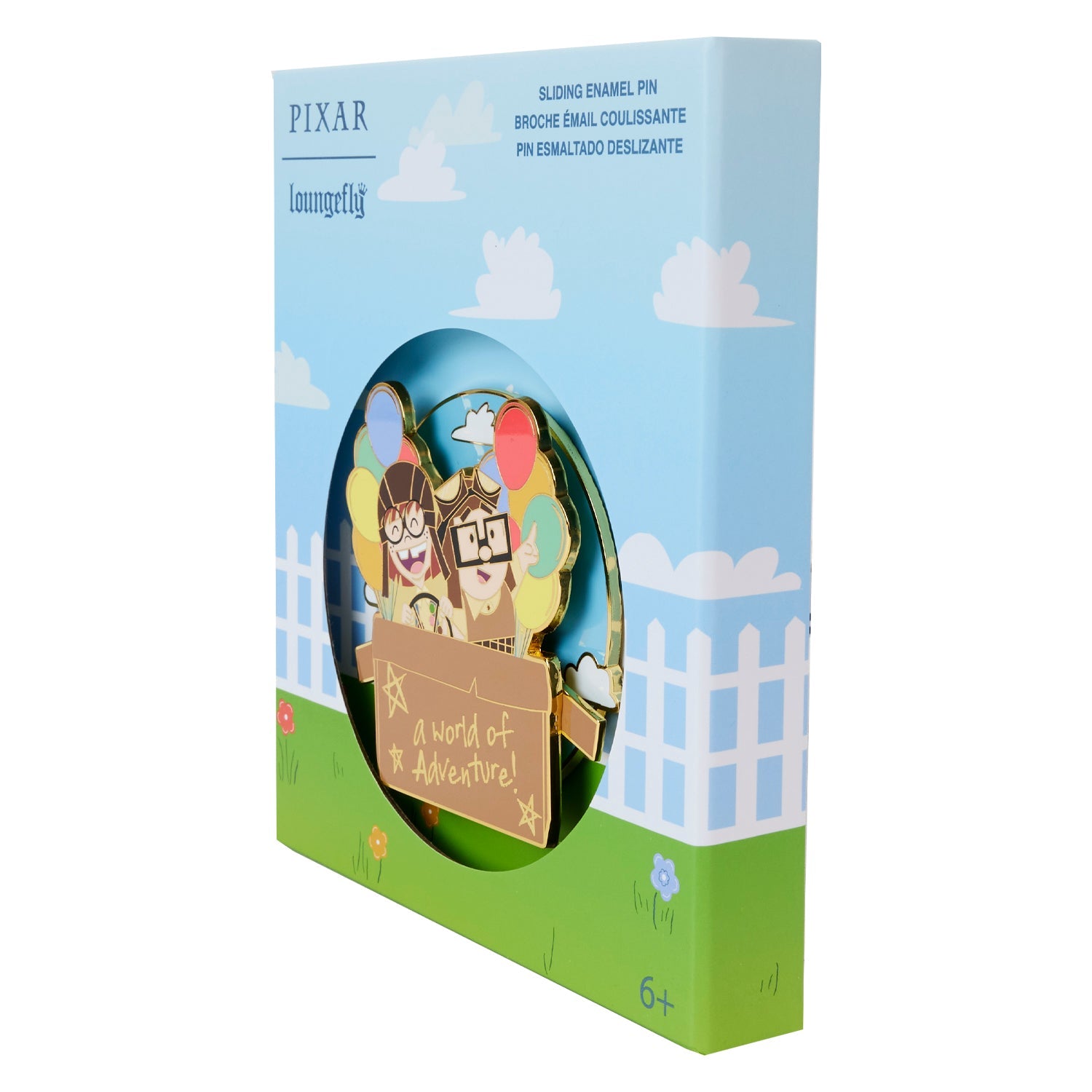Loungefly x Disney Pixar Up 15th Anniversary Spirit of Adventure 3 Inch Pin - GeekCore