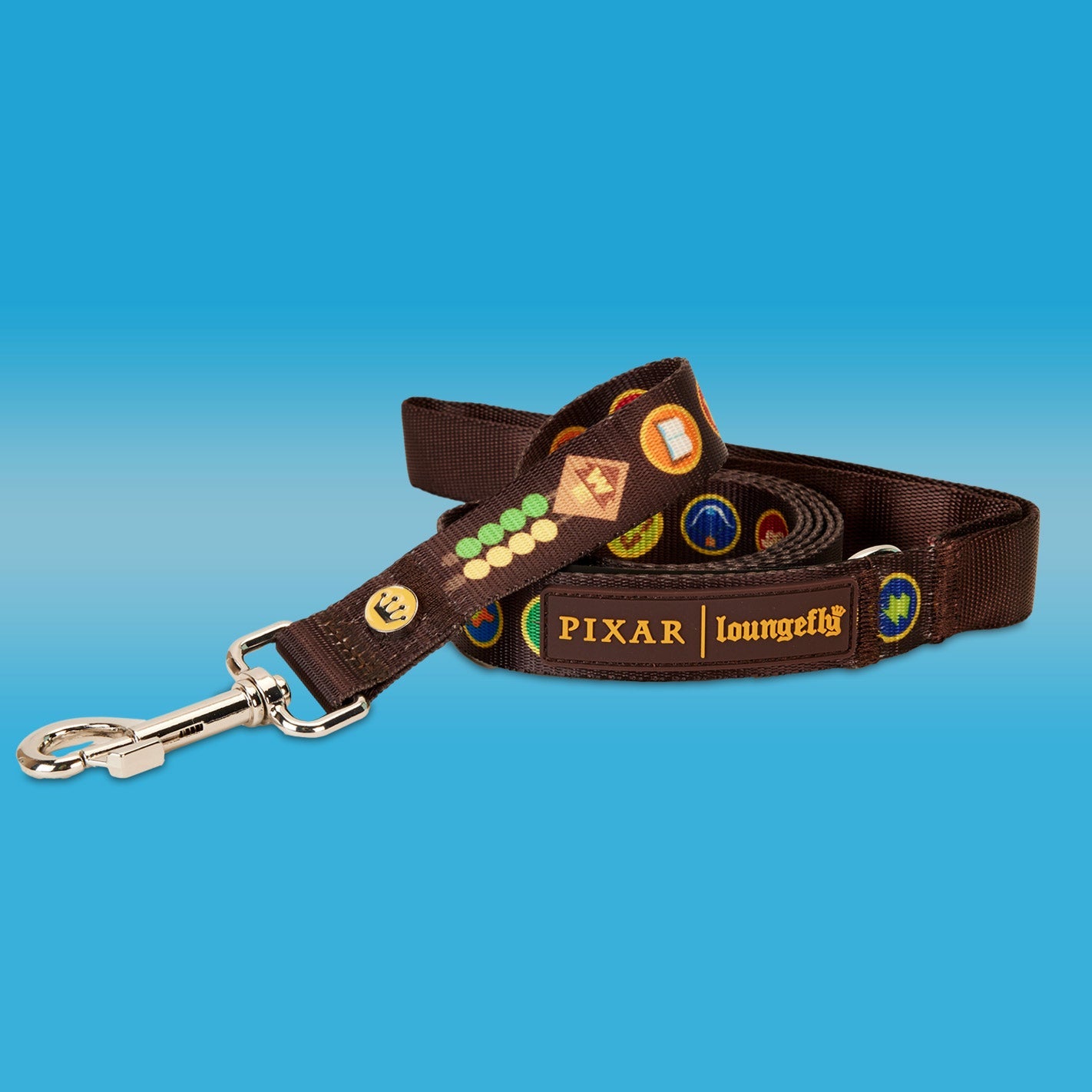 Loungefly x Disney Pixar Up 15th Anniversary Wilderness Badges Dog Lead - GeekCore