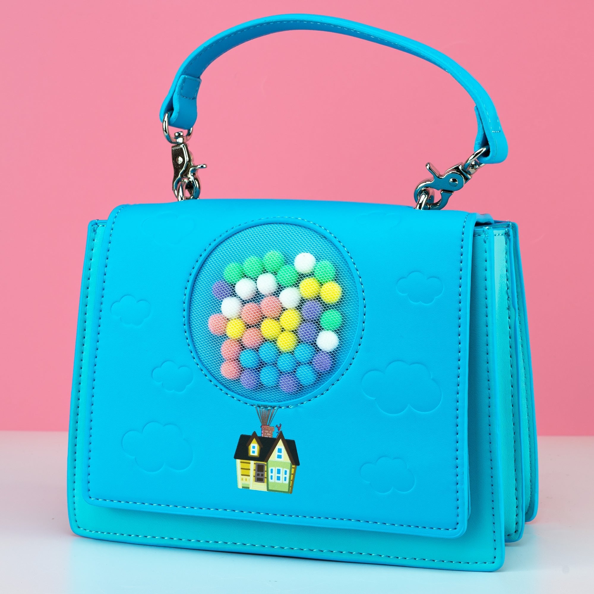 Loungefly x Disney Pixar Up Balloons and House Crossbody Bag - GeekCore