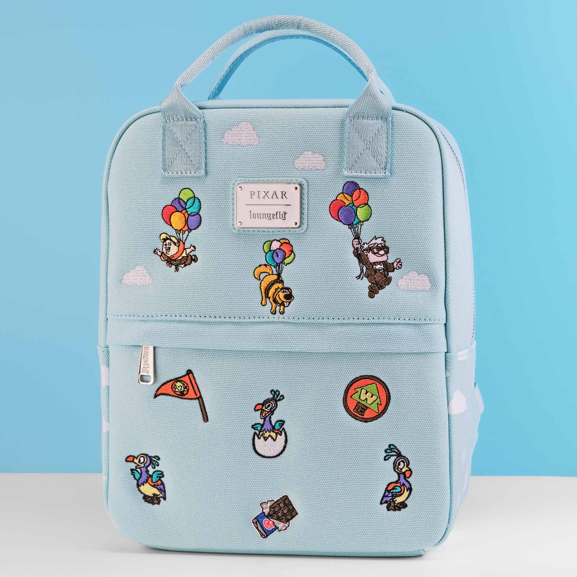 Loungefly x Disney Pixar Up Canvas Icons Mid-Size Backpack - GeekCore