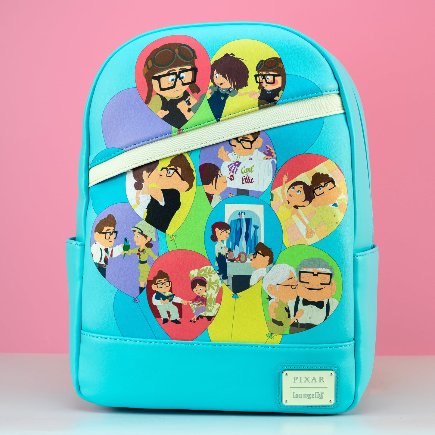 Loungefly x Disney Pixar Up Carl and Ellie Balloon Moments Mini Backpack - GeekCore