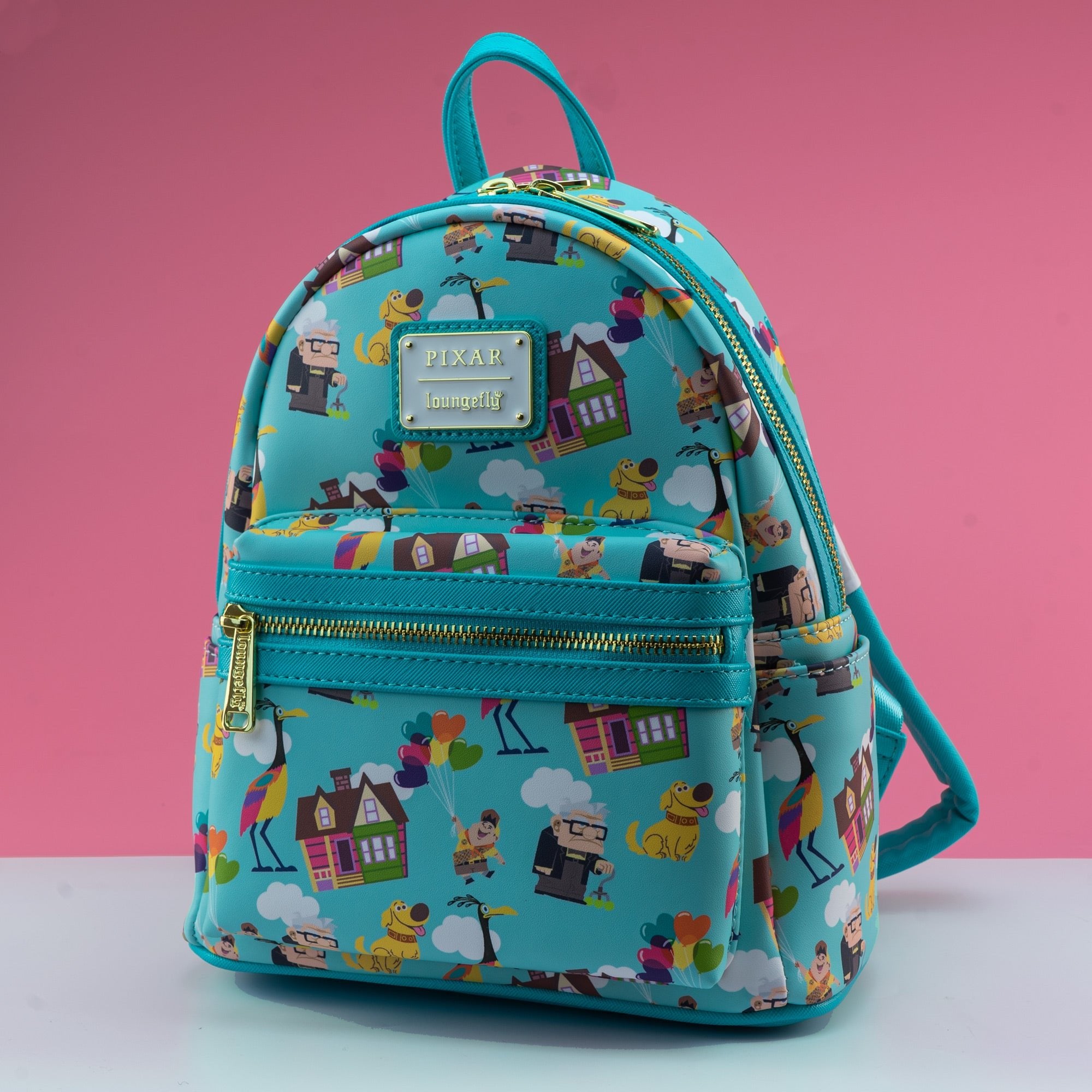 Loungefly x Disney Pixar Up Characters AOP Mini Backpack - GeekCore