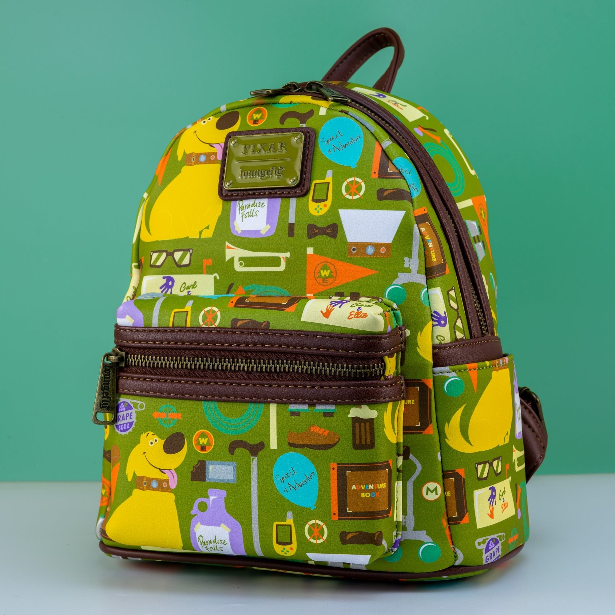 Loungefly x Disney Pixar Up Dug AOP Mini Backpack - GeekCore