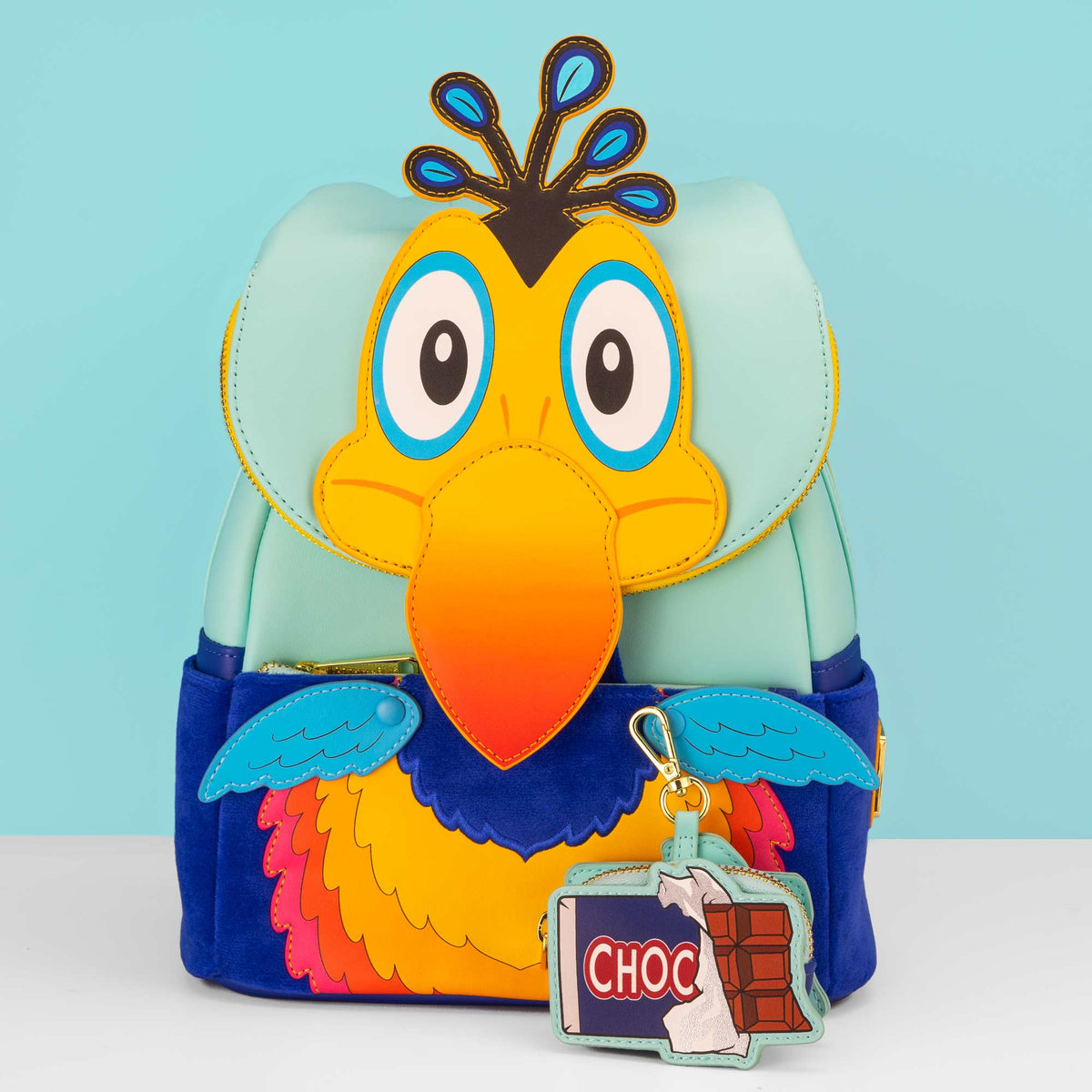 Loungefly x Disney Pixar Up Kevin Cosplay Mini Backpack with Coin Purse - GeekCore