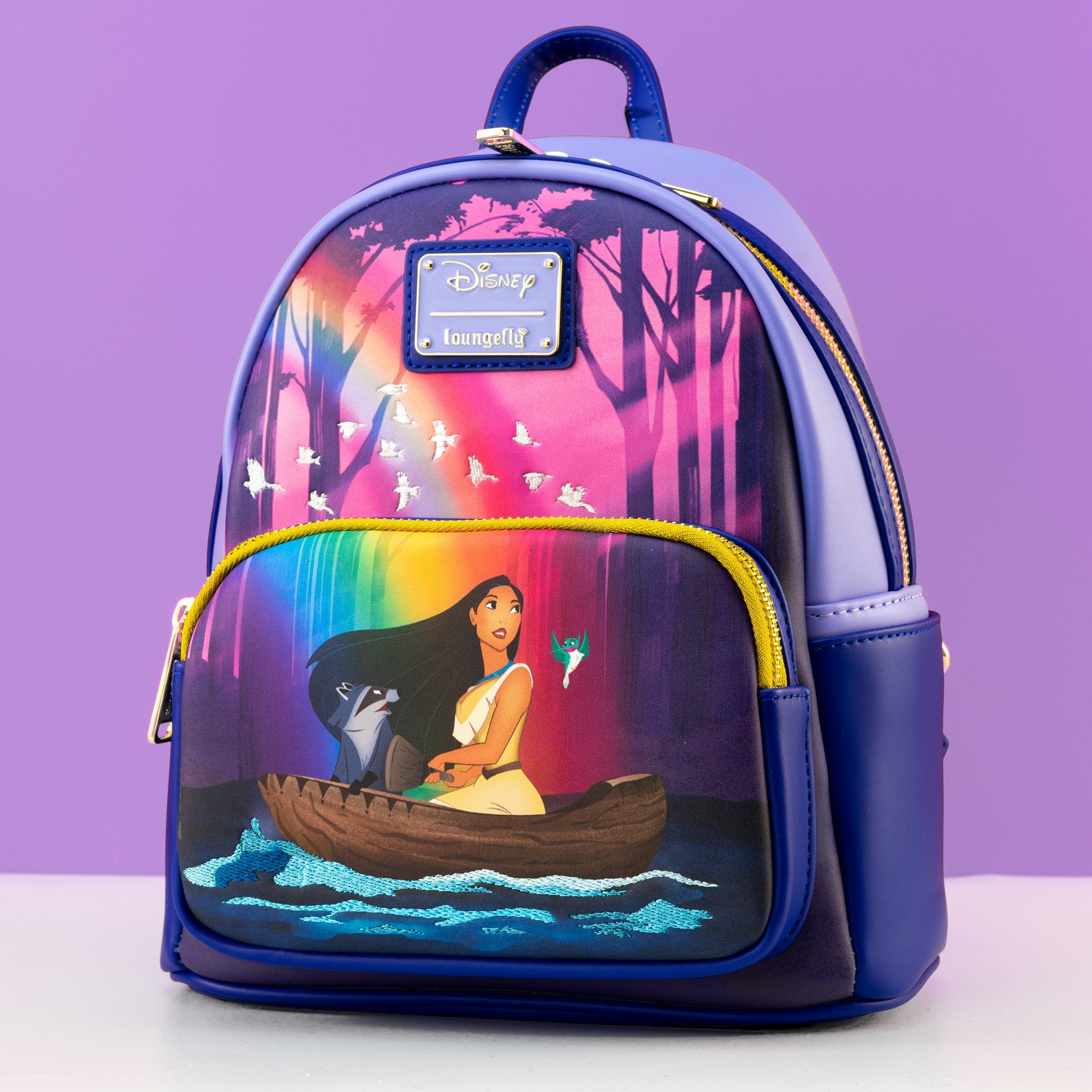 Loungefly x Disney Pocahontas Just Around The River Bend Mini Backpack - GeekCore