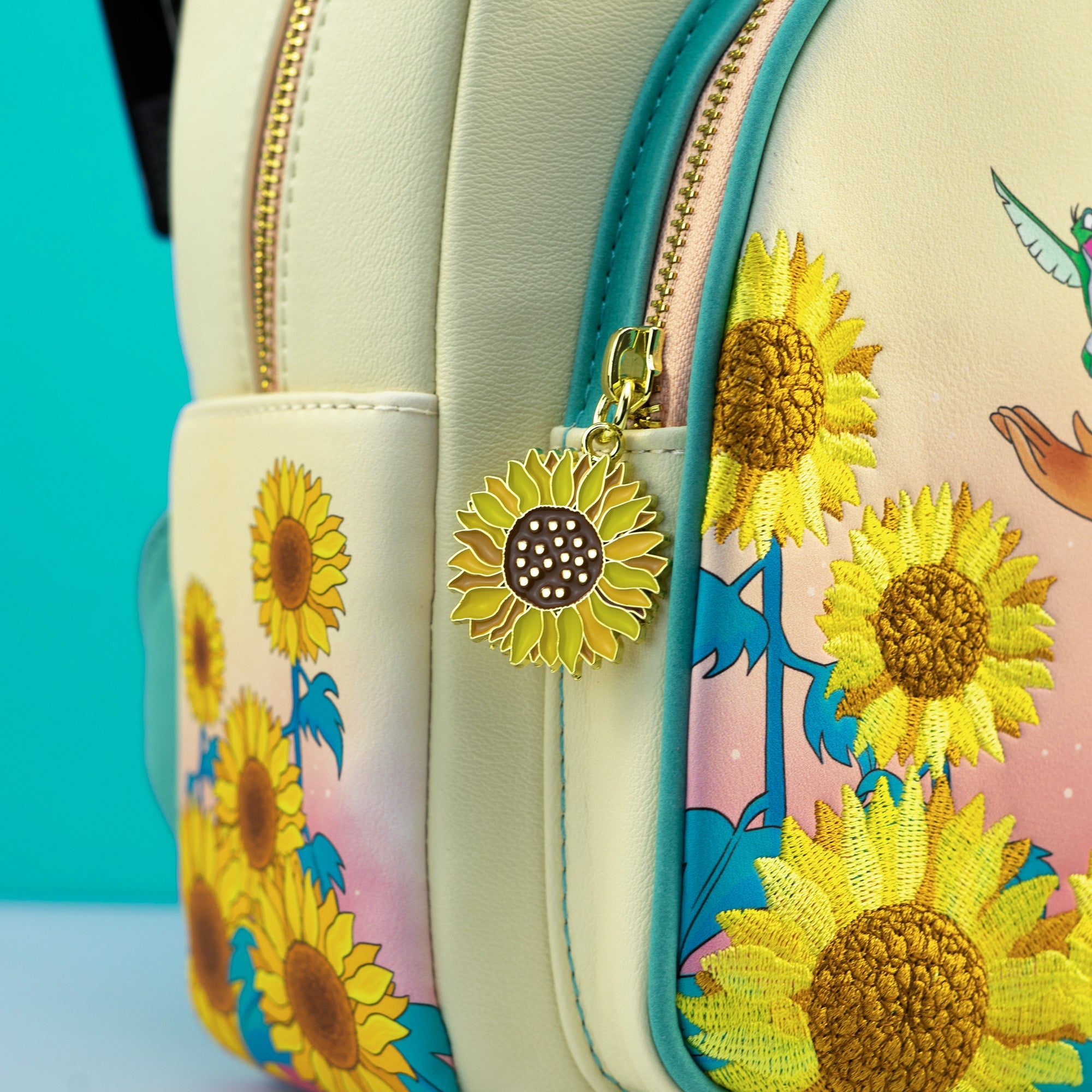 Loungefly x Disney Pocahontas Sunflowers Mini Backpack - GeekCore