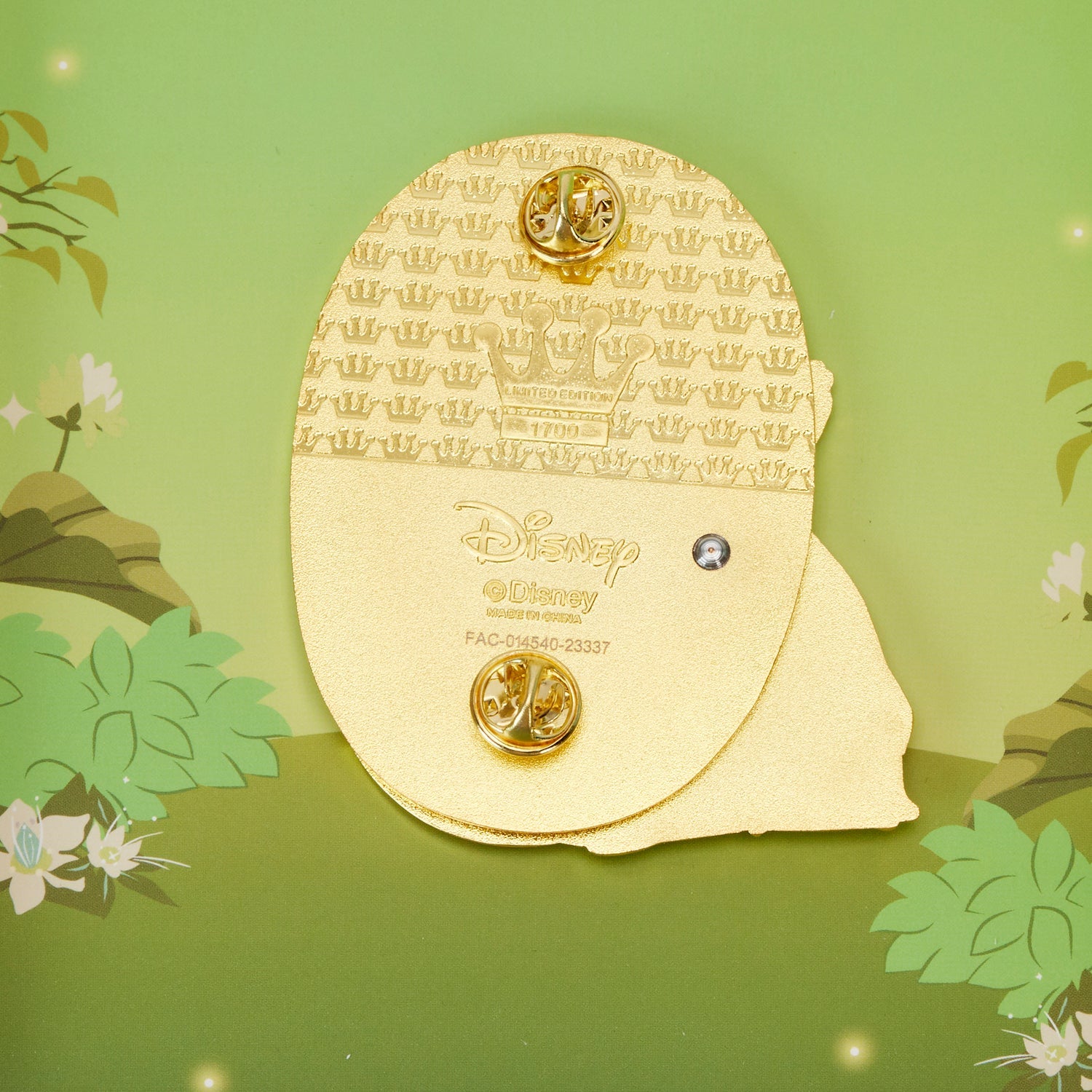 Loungefly x Disney Princess and The Frog Princess Tiana Lenticular 3 - Inch Pin - GeekCore