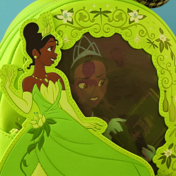 Loungefly x Disney Princess and The Frog Tiana Lenticular Mini Backpack - GeekCore
