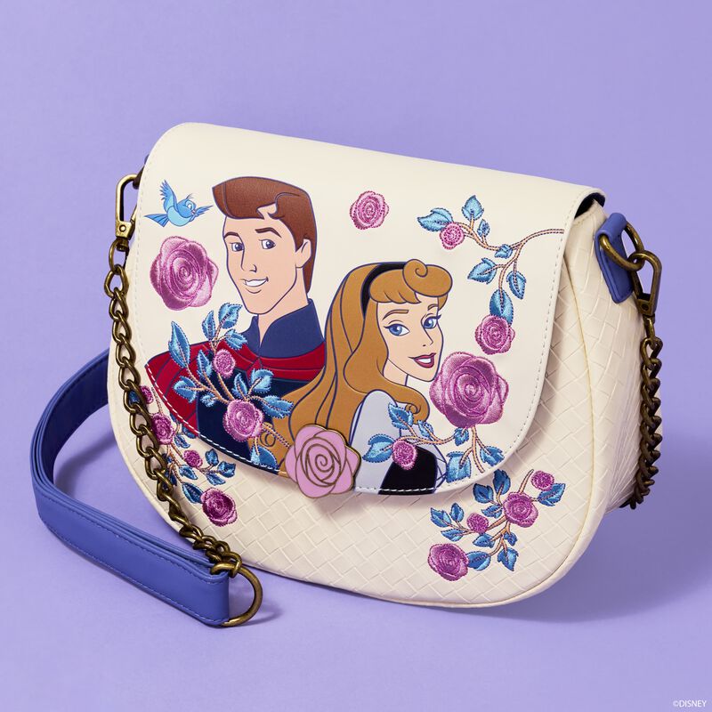 Loungefly x Disney Princess Aurora & Prince Phillip Crossbody Bag - GeekCore