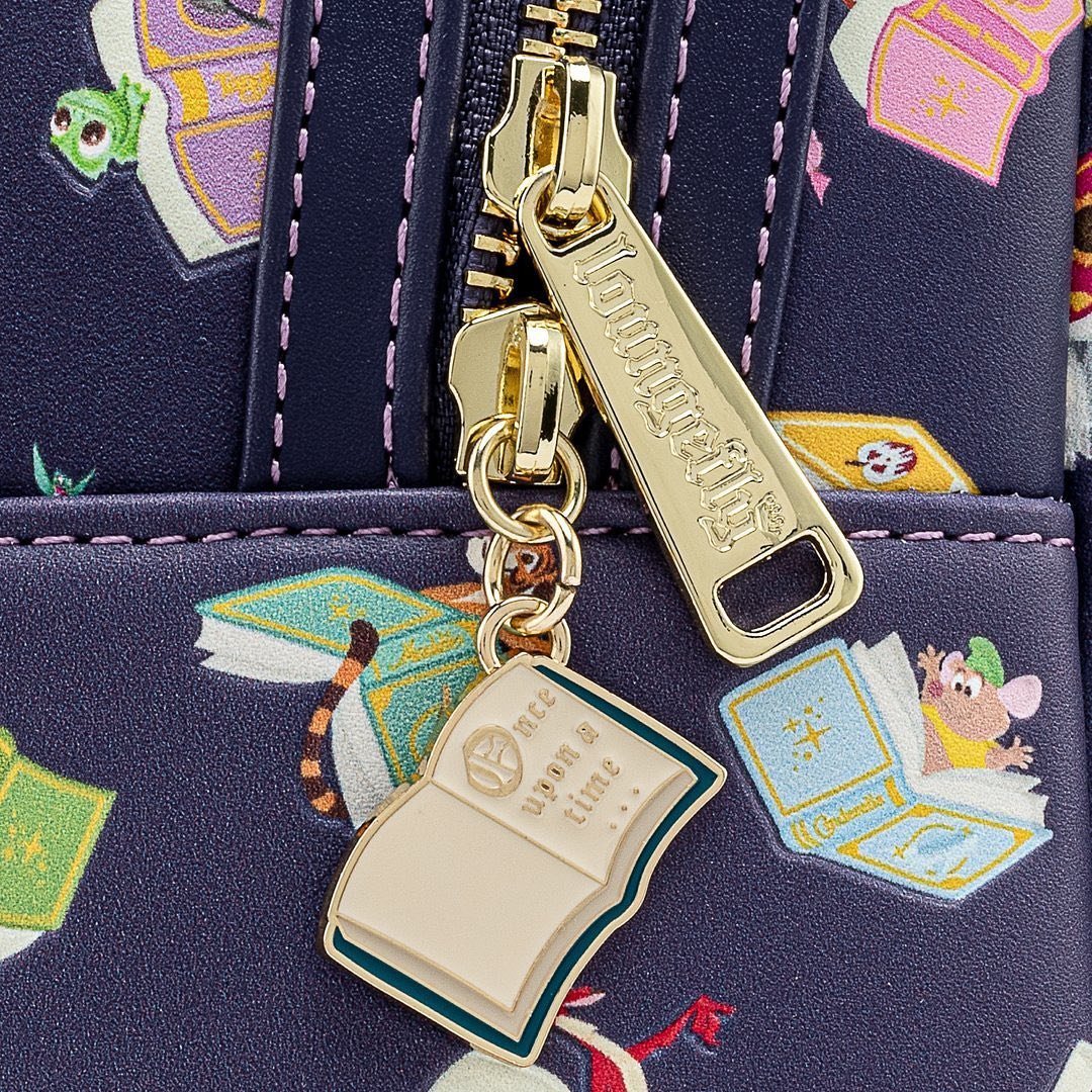 Loungefly x Disney Princess Books All Over Print Mini Backpack - GeekCore