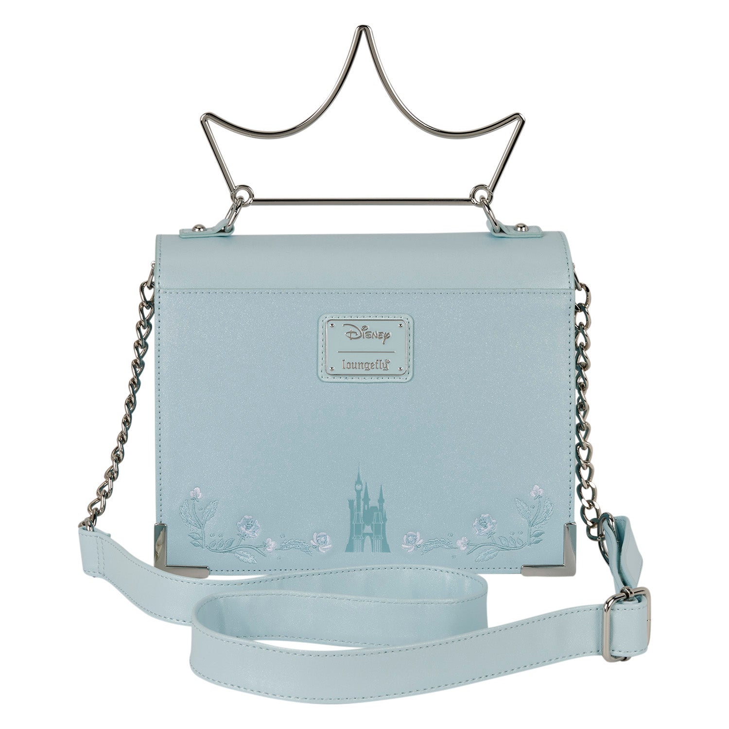 Loungefly x Disney Princess Cinderella Crown Handle Crossbody Bag - GeekCore