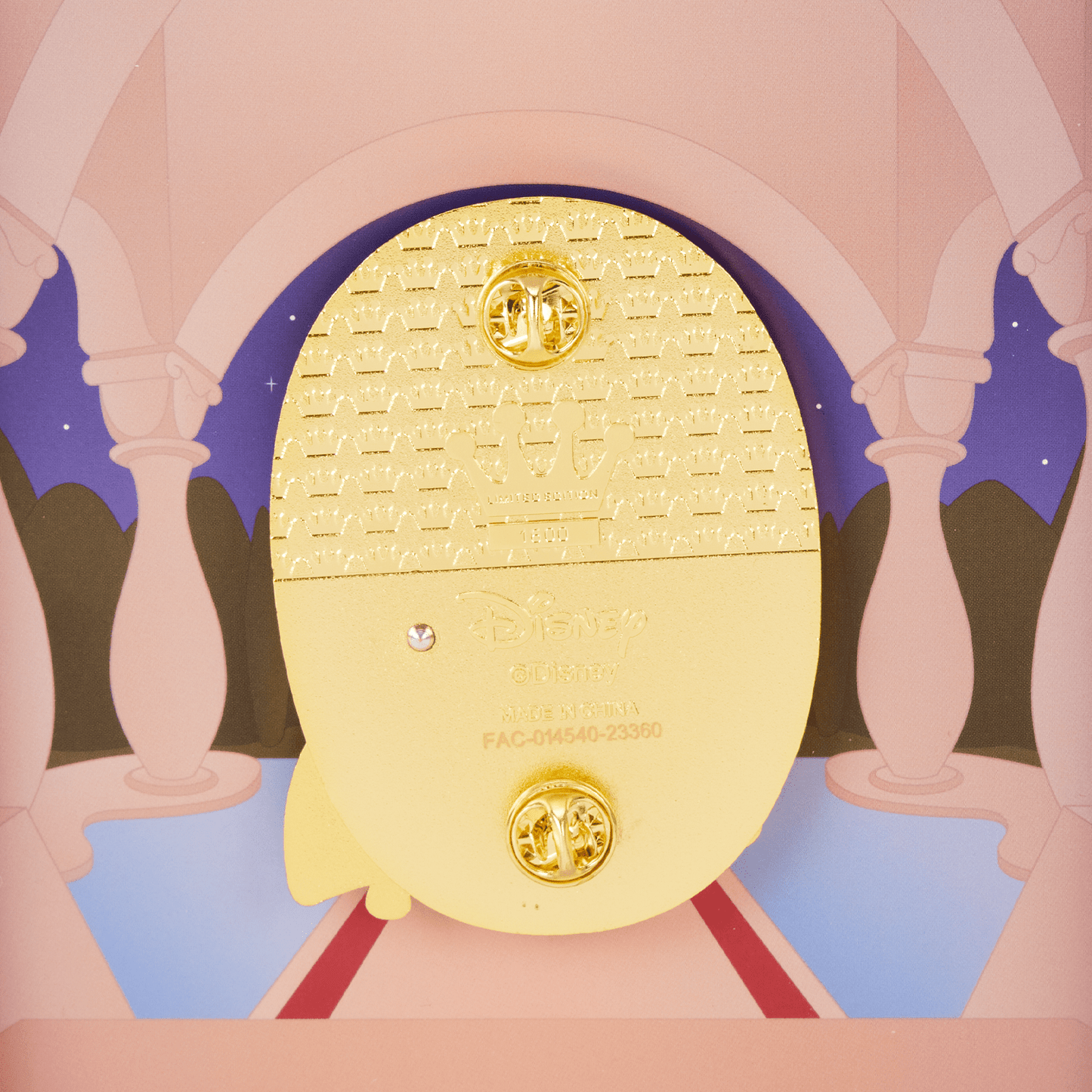 Loungefly x Disney Princess Jasmine Lenticular 3 Inch Pin - GeekCore