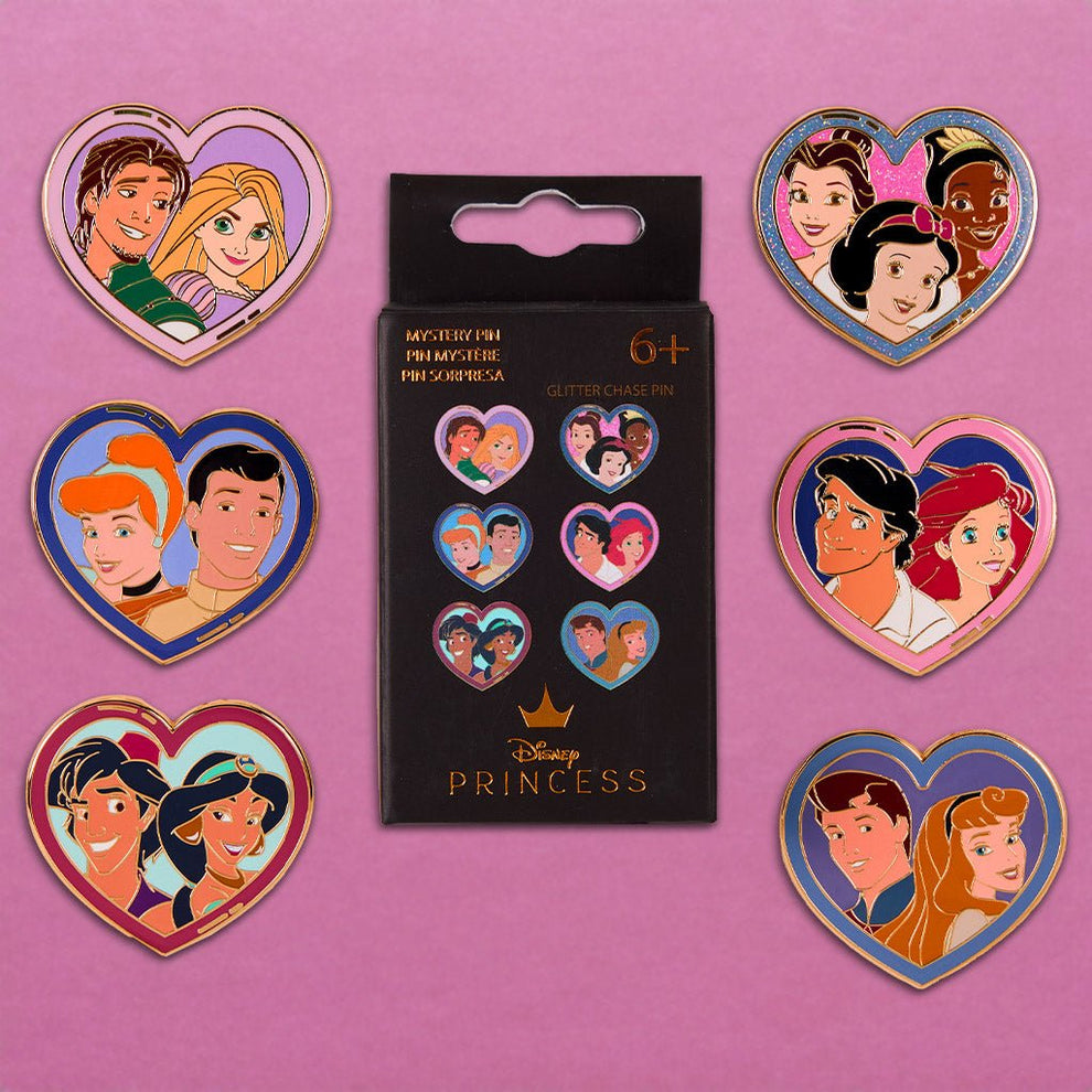 Loungefly x Disney Princess & Prince Blind Box Mystery Pin – GeekCore