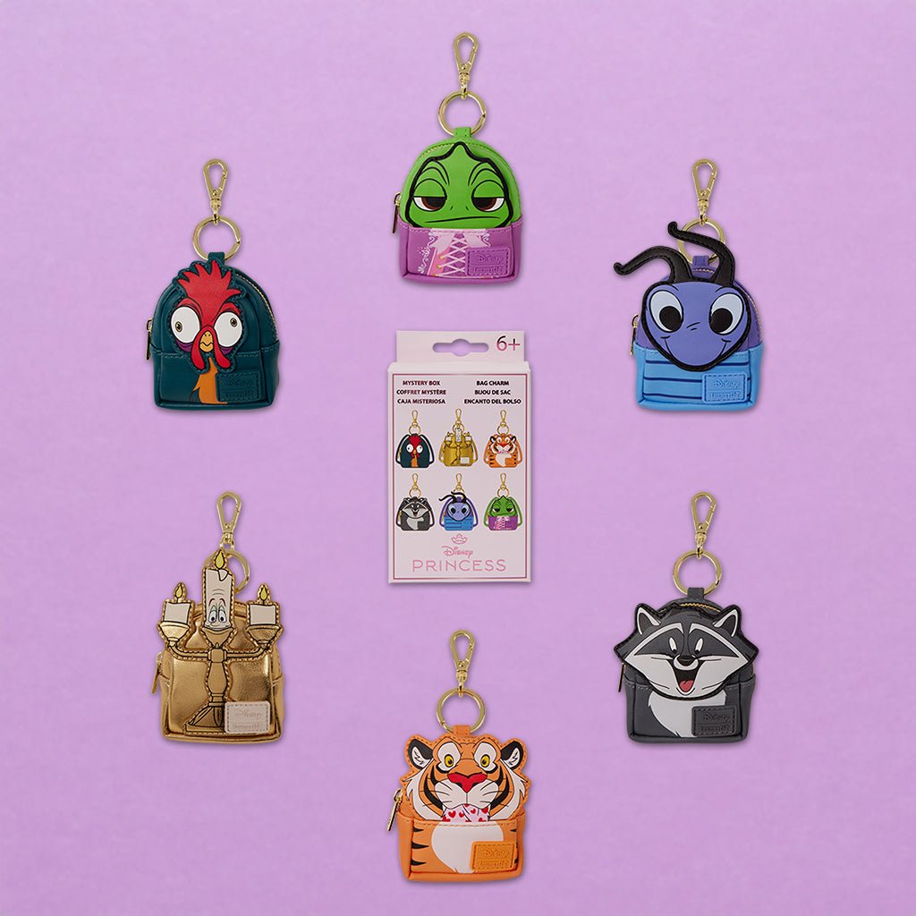 Loungefly x Disney Princess Sidekicks Mystery Mini Backpack Keychain Charm - GeekCore