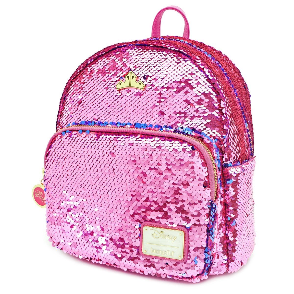 Loungefly X Disney Princess Sleeping Beauty Reversible Sequin Mini Backpack - GeekCore