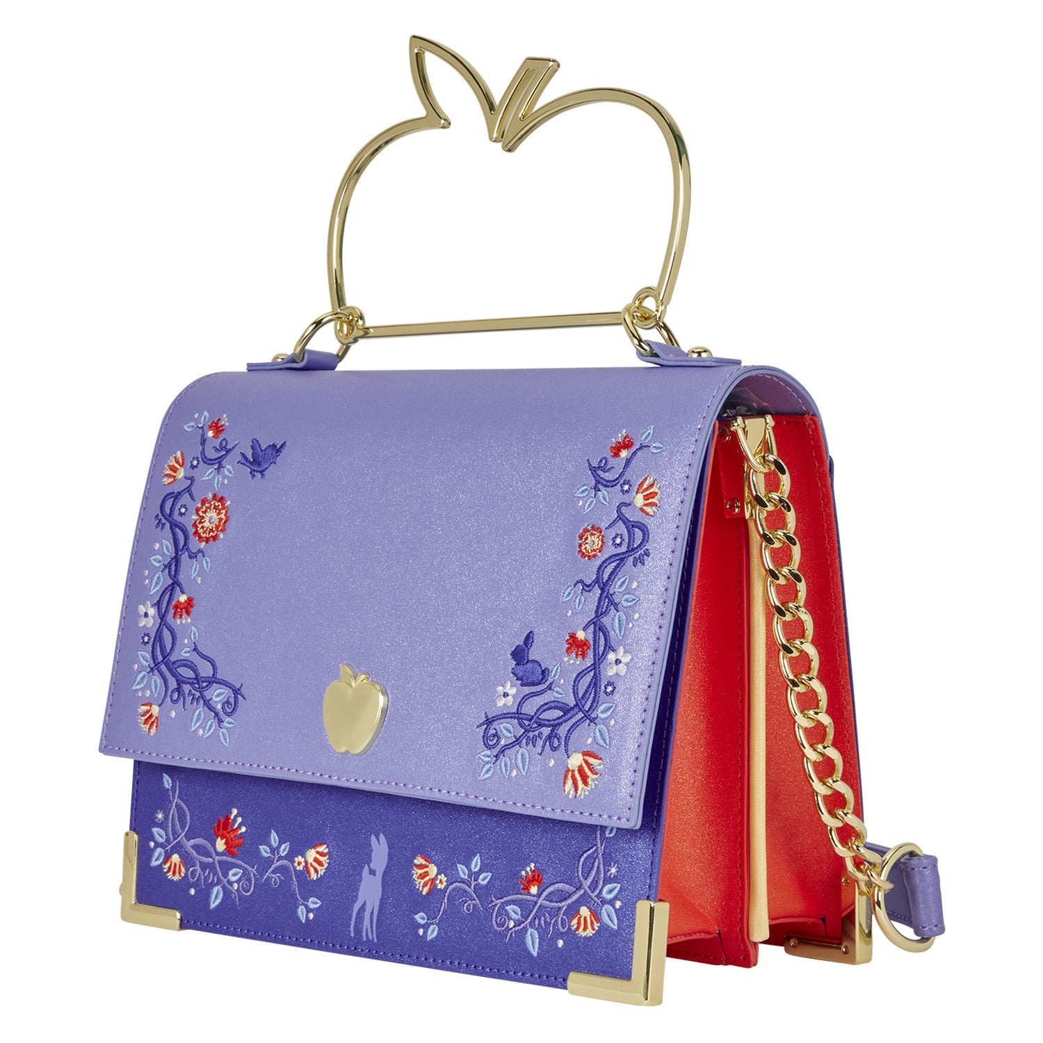 Loungefly x Disney Princess Snow White Floral Crossbody Bag - GeekCore