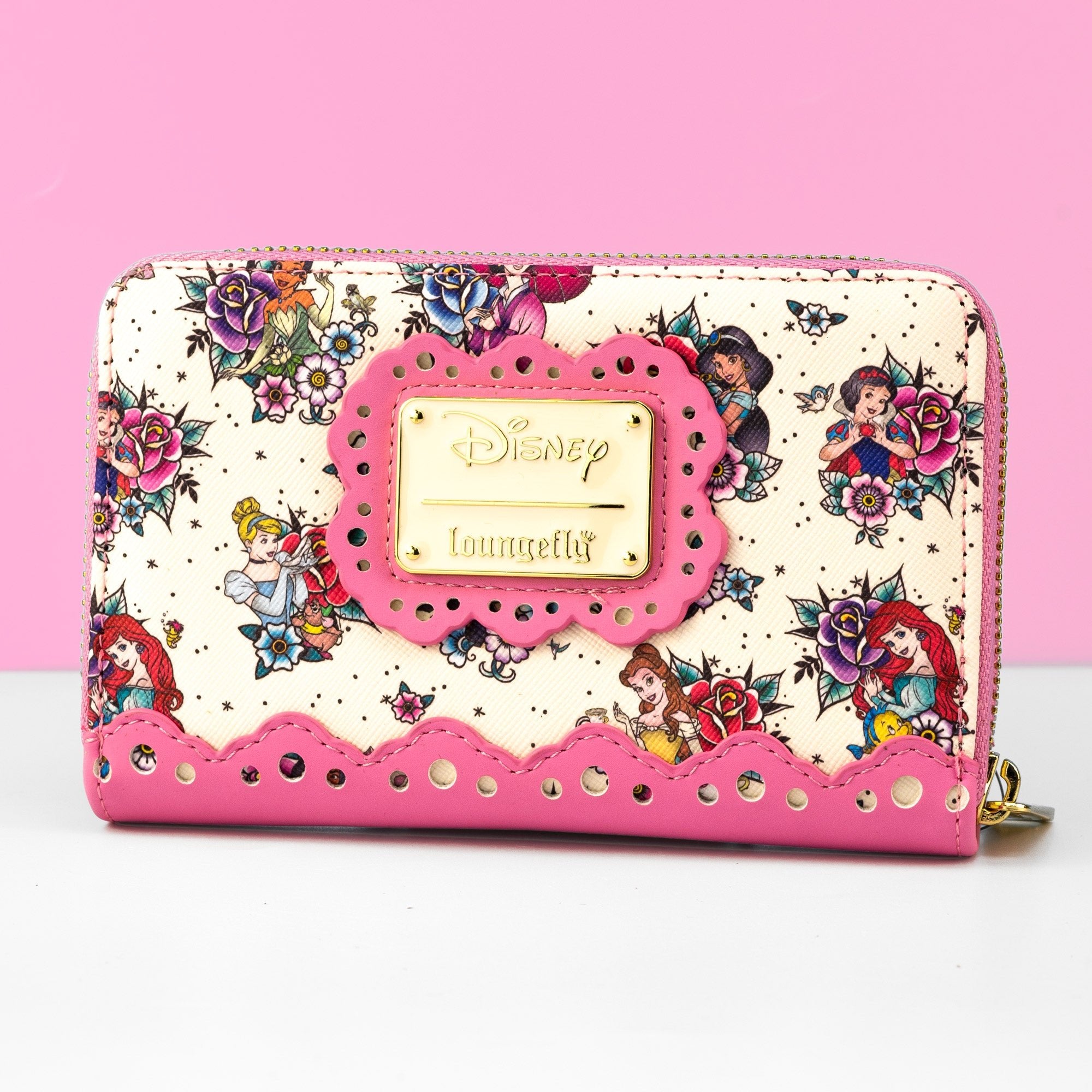 Loungefly x Disney Princess Tattoo All Over Print Purse - GeekCore