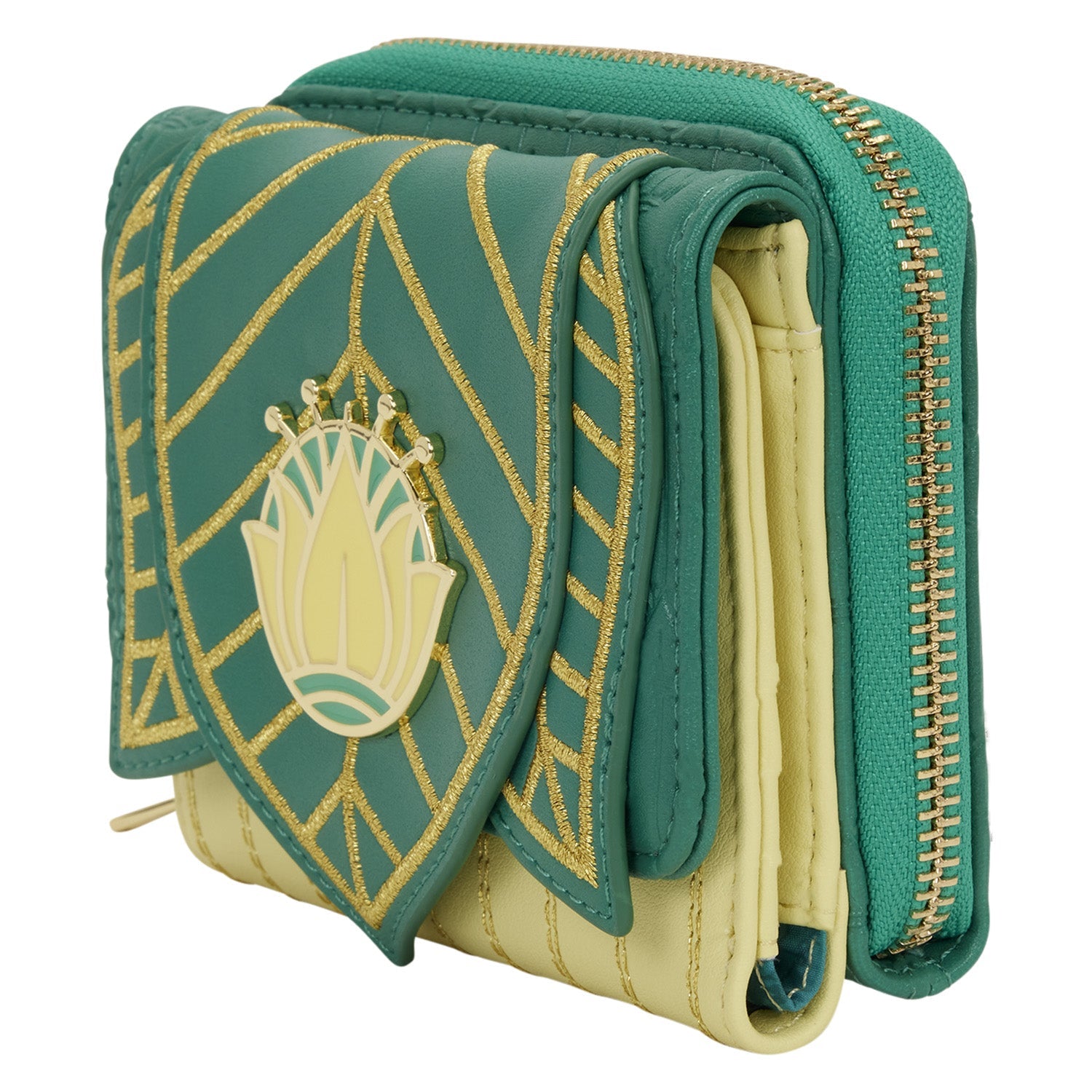 Loungefly x Disney Princess Tiana Golden Lotus Wallet - GeekCore